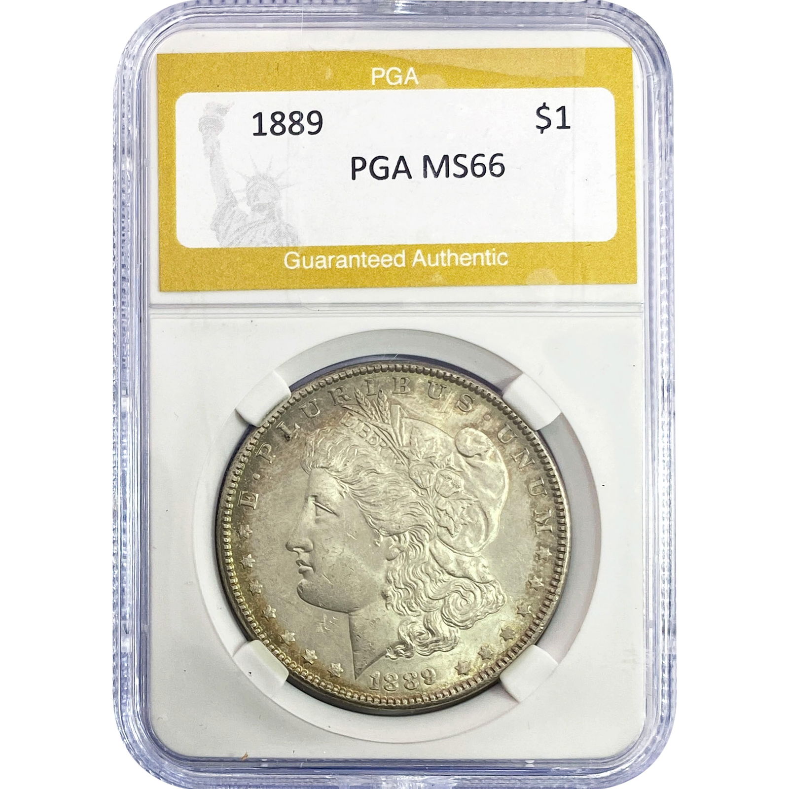 1889 Morgan Silver Dollar PGA MS66: 1889 Morgan Silver Dollar PGA MS66
