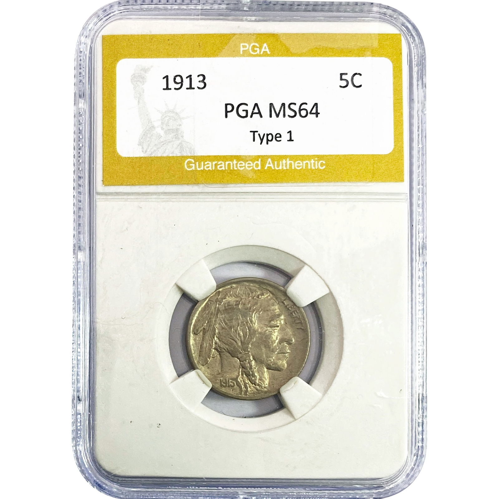 1913 Buffalo Nickel PGA MS64 Type 1 (1 of 2)