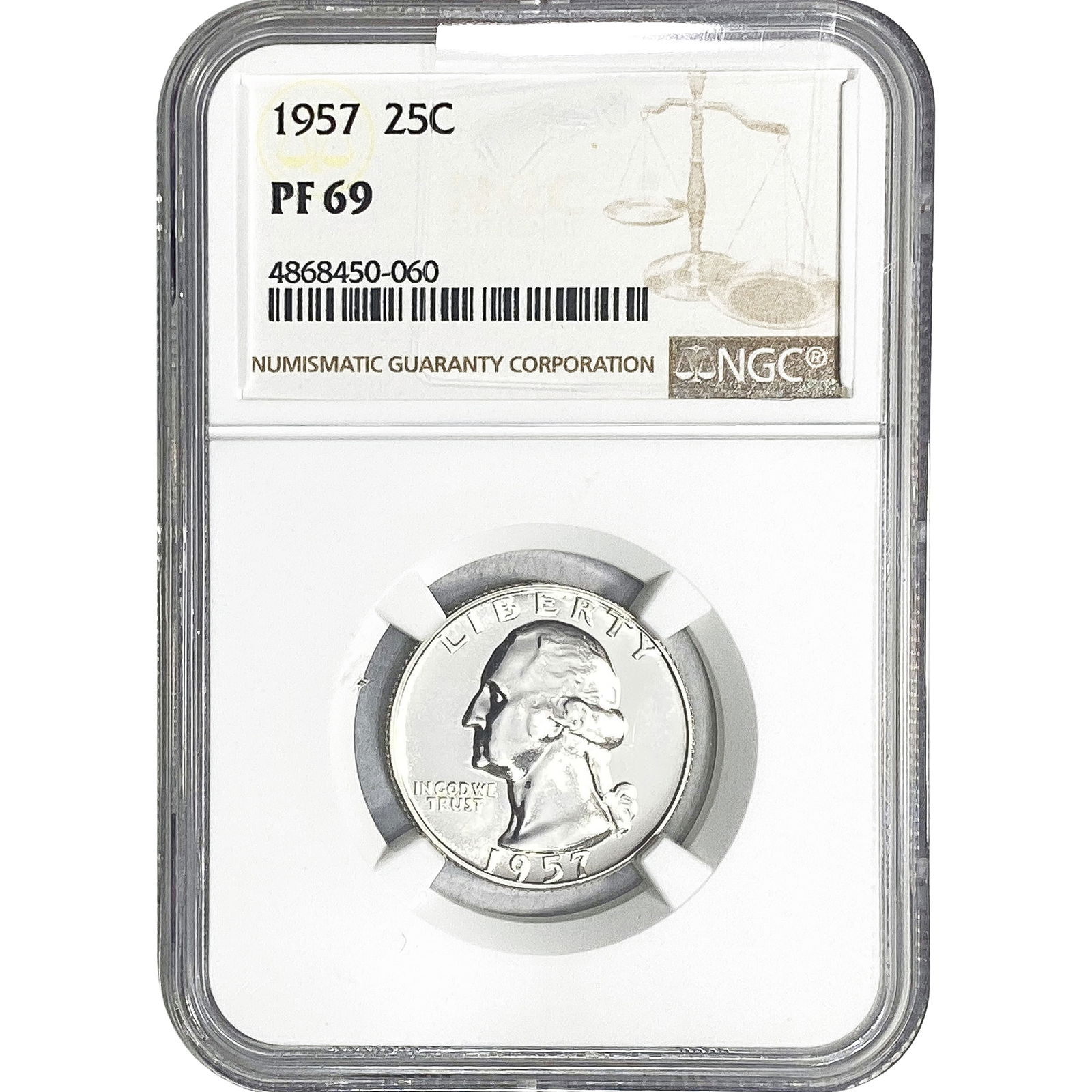 1957 Washington Silver Quarter NGC PF69 (1 of 2)