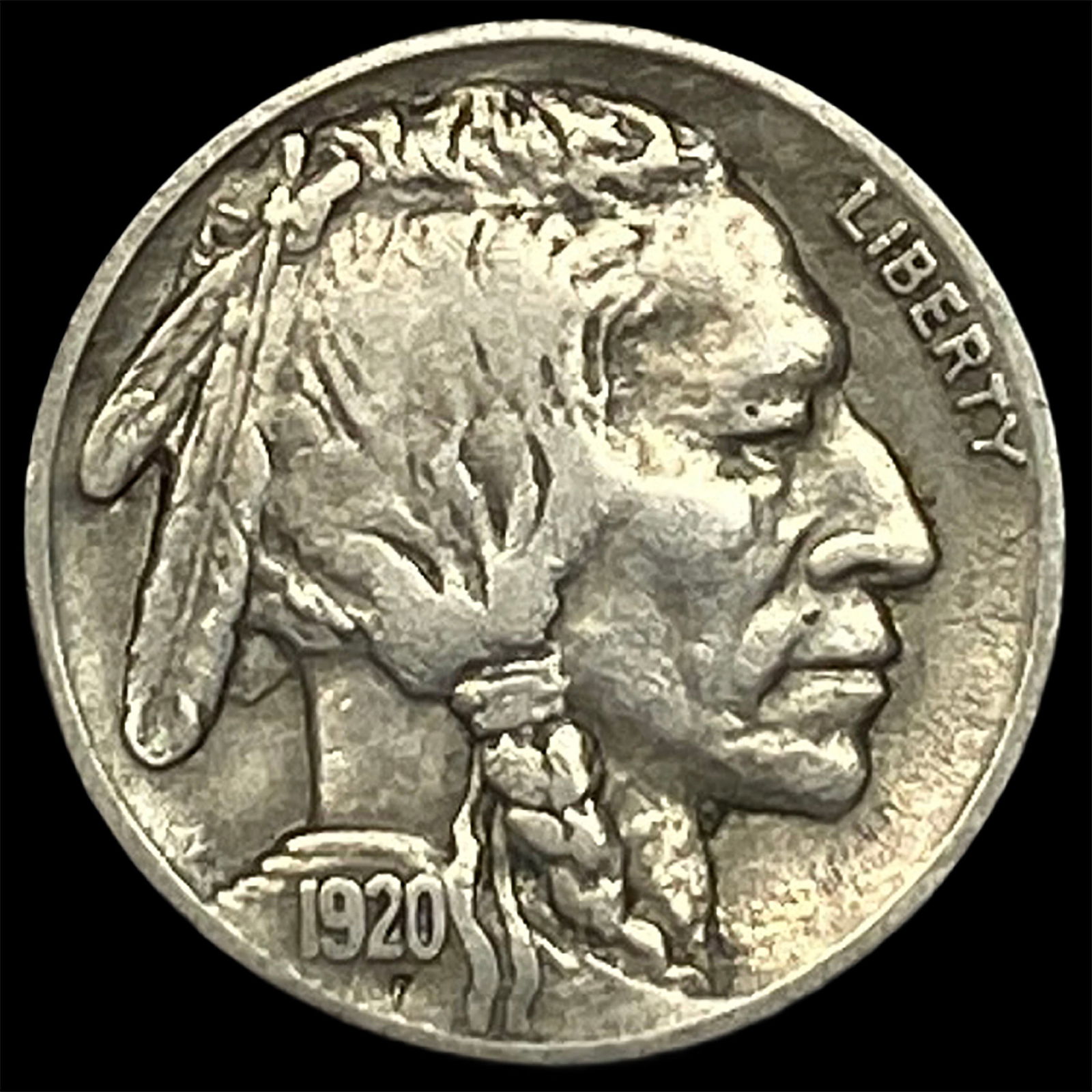 1920-S Buffalo Nickel NEARLY UNCIRCULATED (1 of 2)