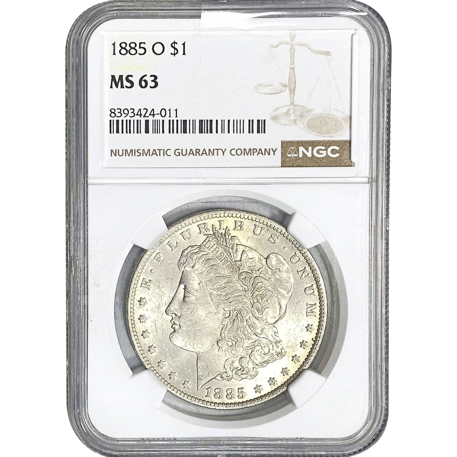1880-O Morgan Silver Dollar NGC MS63 (1 of 2)