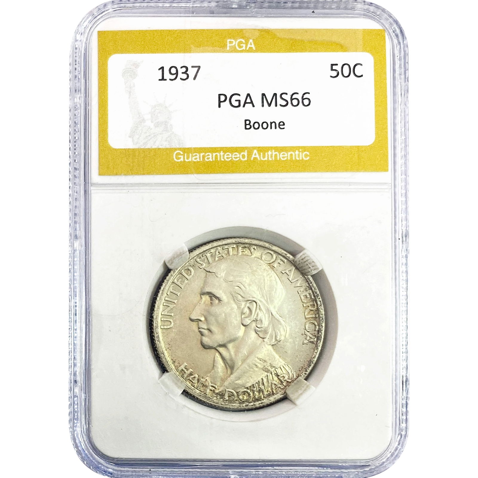 1937 Boone Half Dollar PGA MS66 (1 of 2)