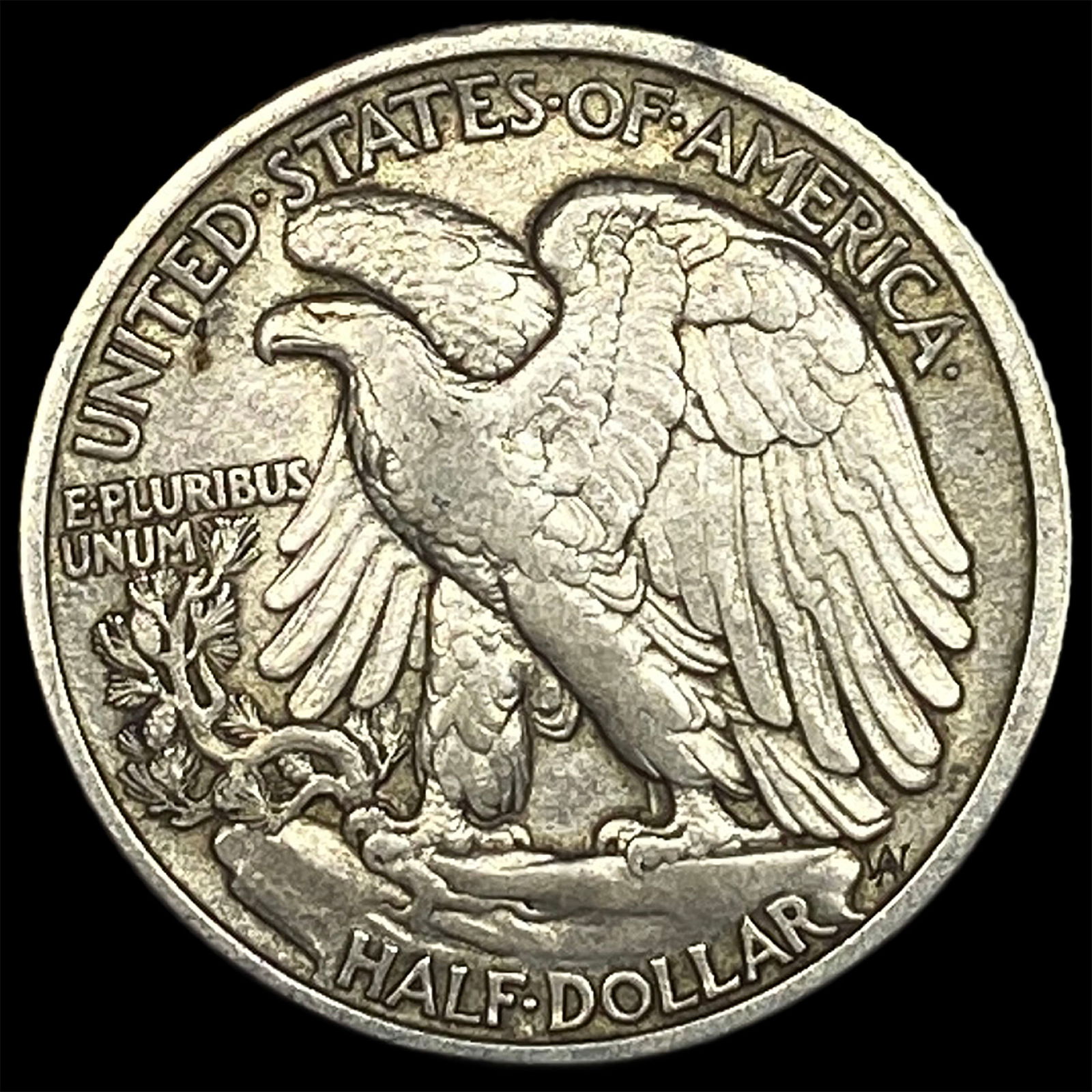 1916-D Silver Walking Liberty Half Dollar CLOSELY UNCIRCULATED - 2