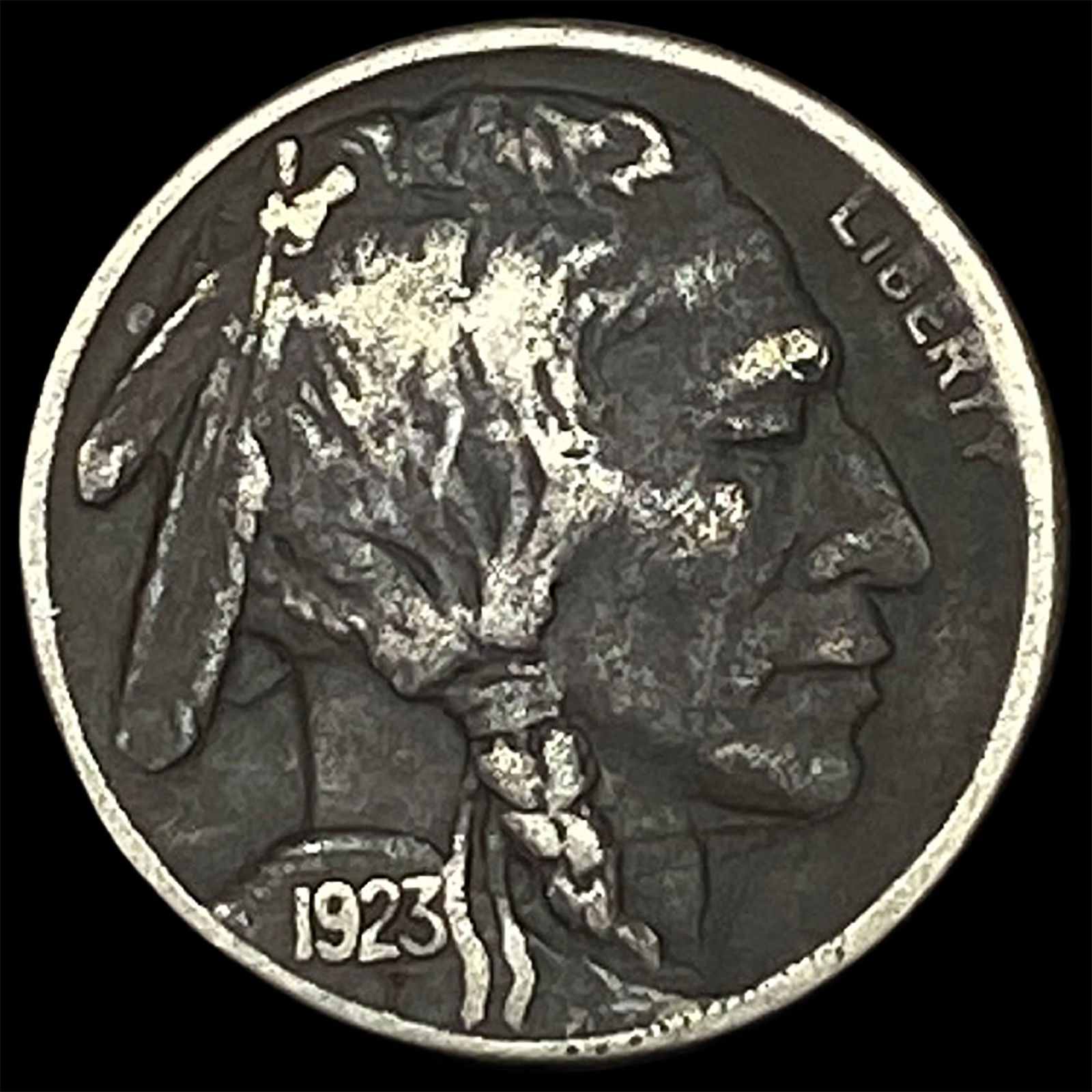 1923 Buffalo Nickel NEARLY UNCIRCULATED (1 of 2)