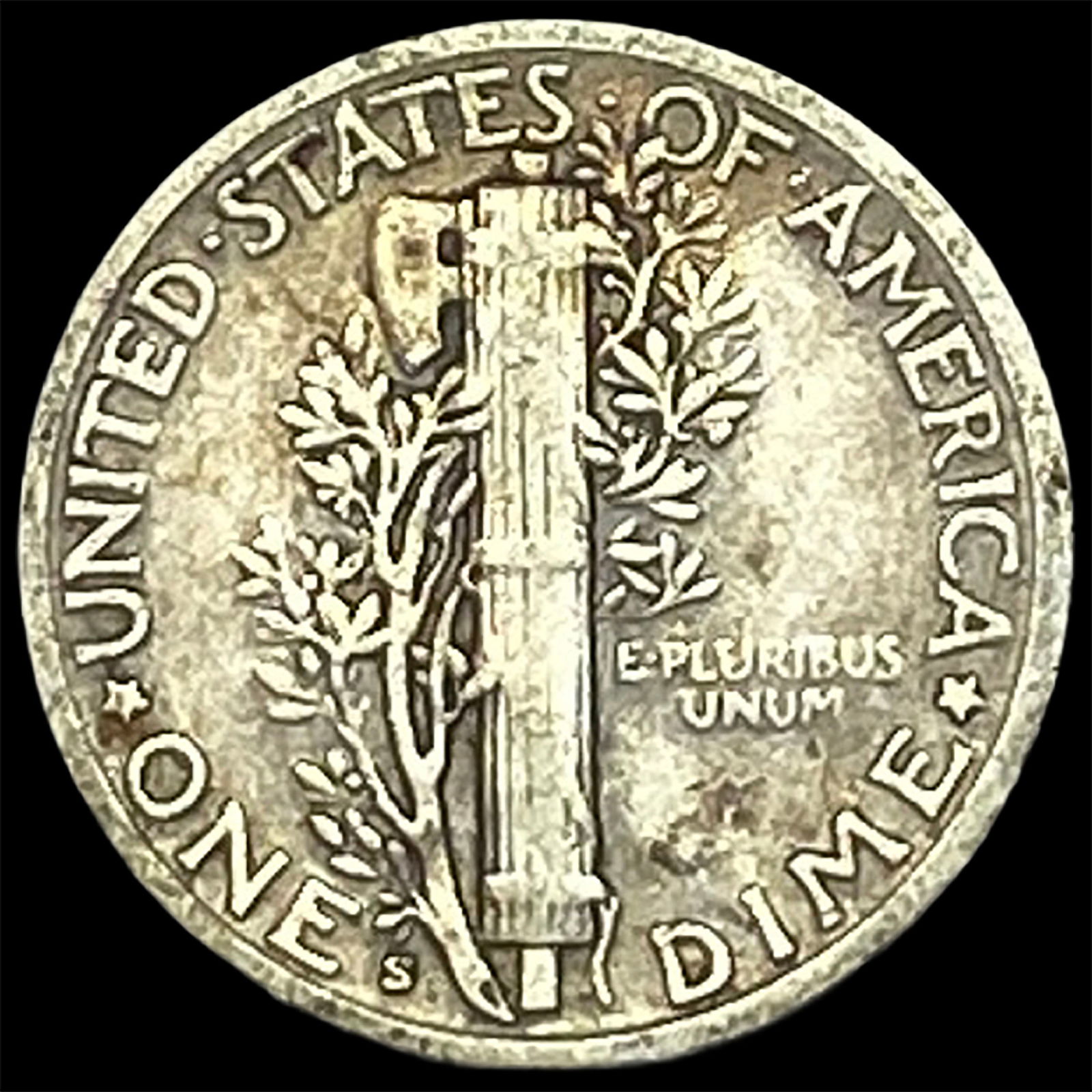 1927-S Silver Mercury Dime LIGHTLY CIRCULATED - 2