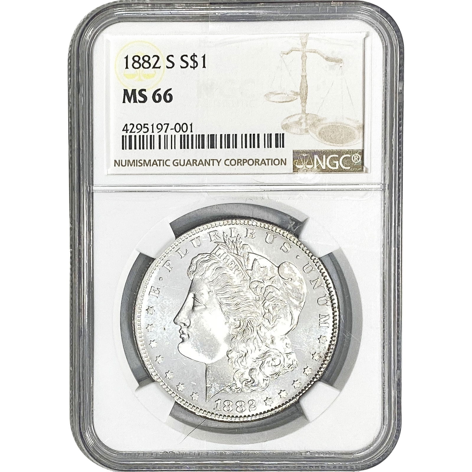 1882-S Morgan Silver Dollar NGC MS66 (1 of 2)