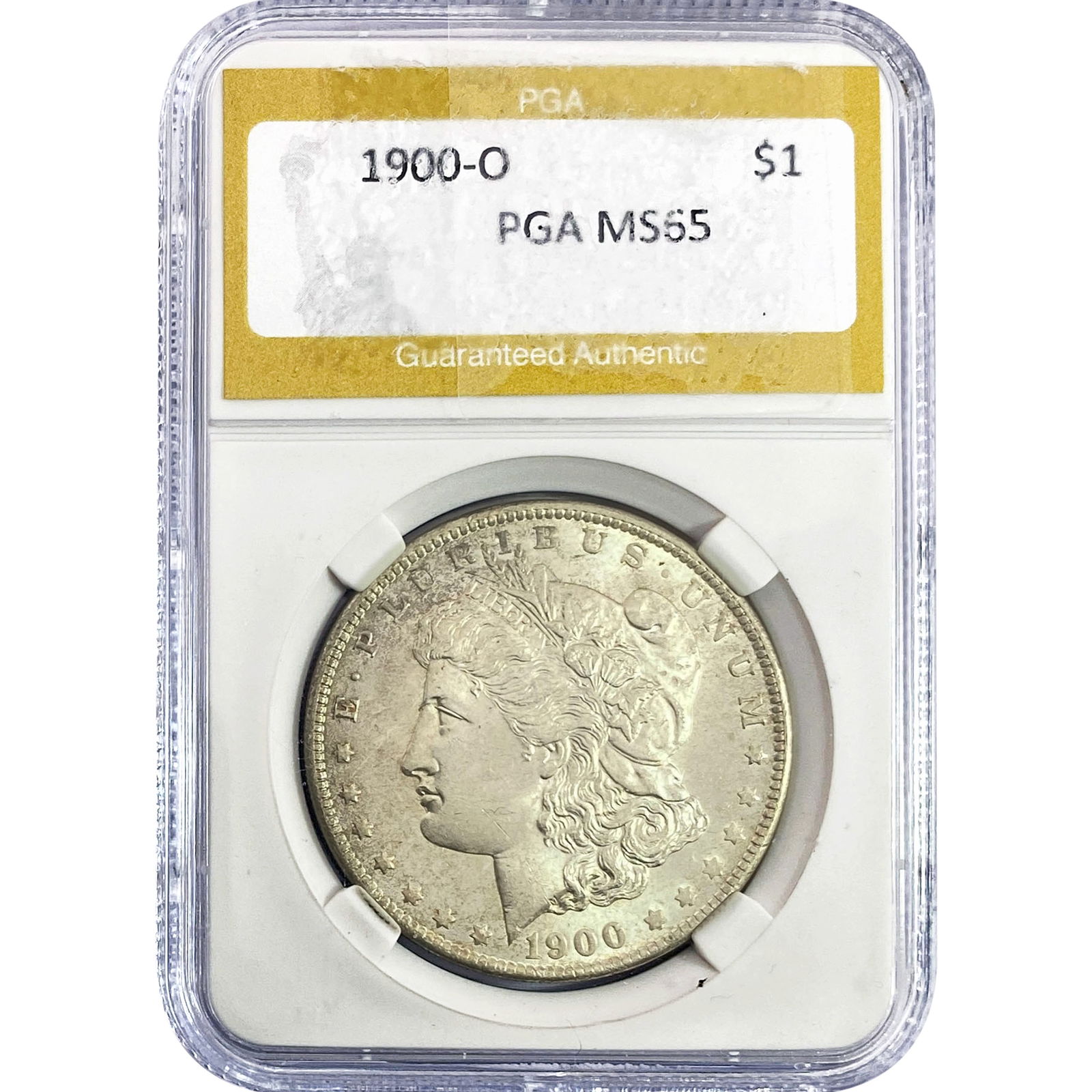 1900-O Morgan Silver Dollar PGA MS65 (1 of 2)