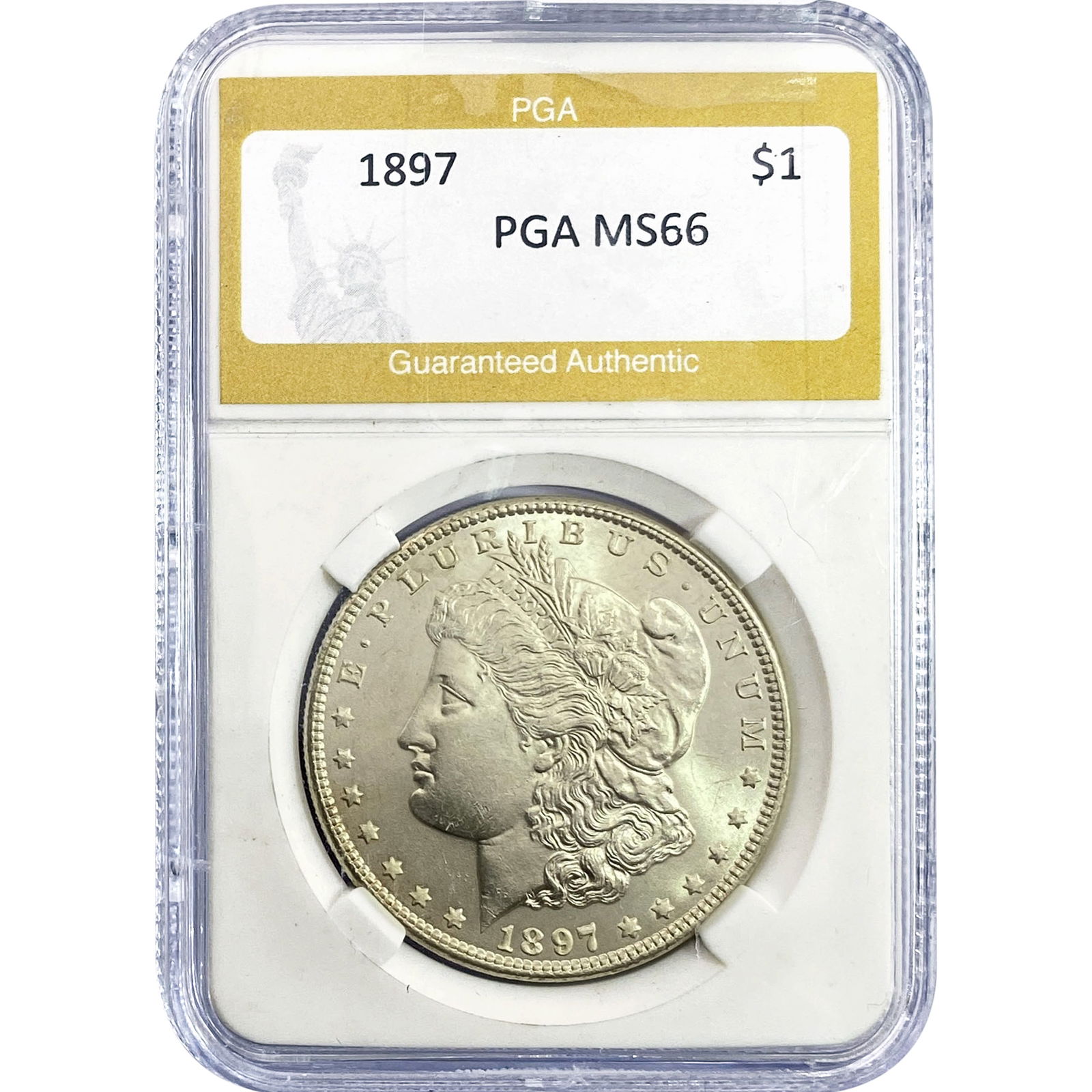 1897 Morgan Silver Dollar PGA MS66 (1 of 2)