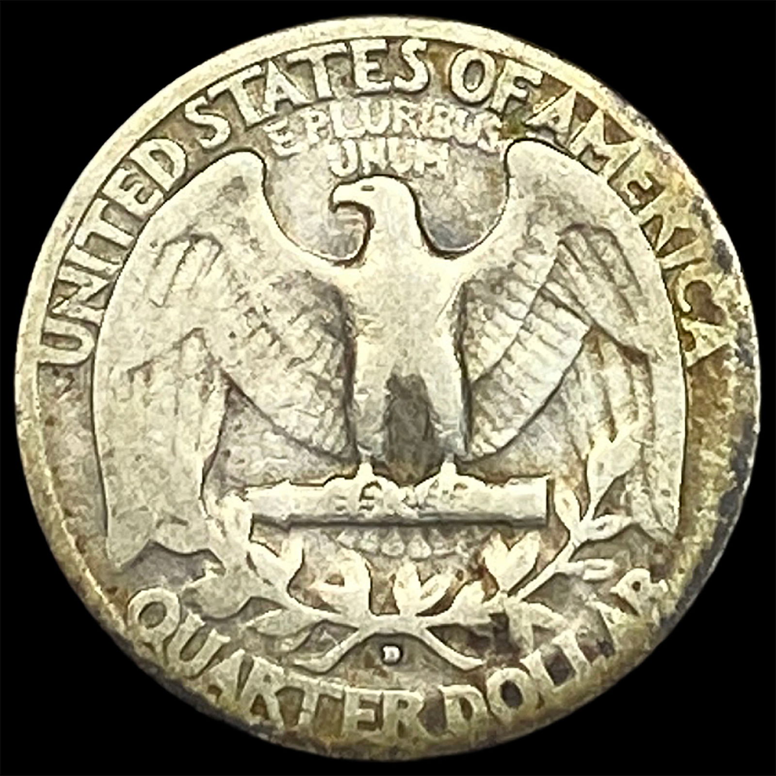1932-D Silver Washington Quarter NICELY CIRCULATED - 2