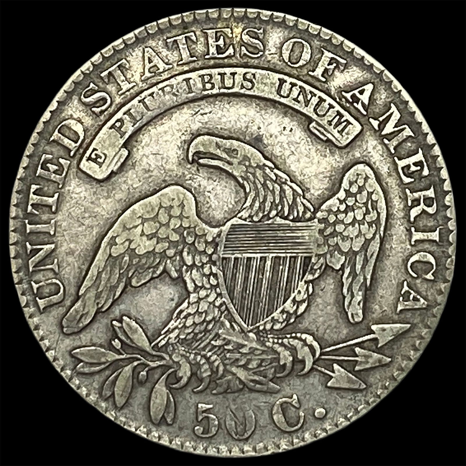 1832 Capped Bust Half Dollar NEARLY UNCIRCULATED - 2