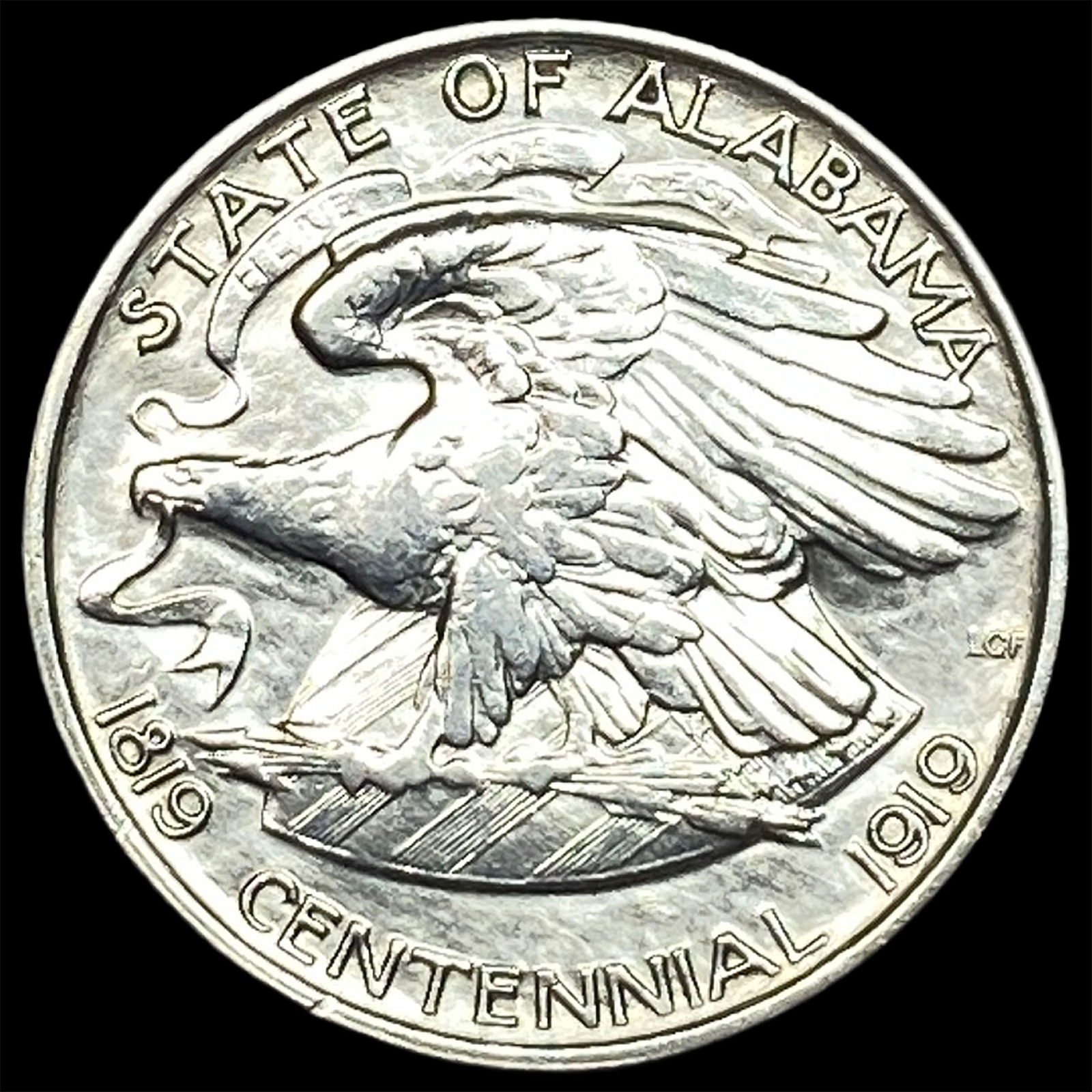1921 Alabama Centennial Half Dollar CLOSELY UNCIRCULATED - 2
