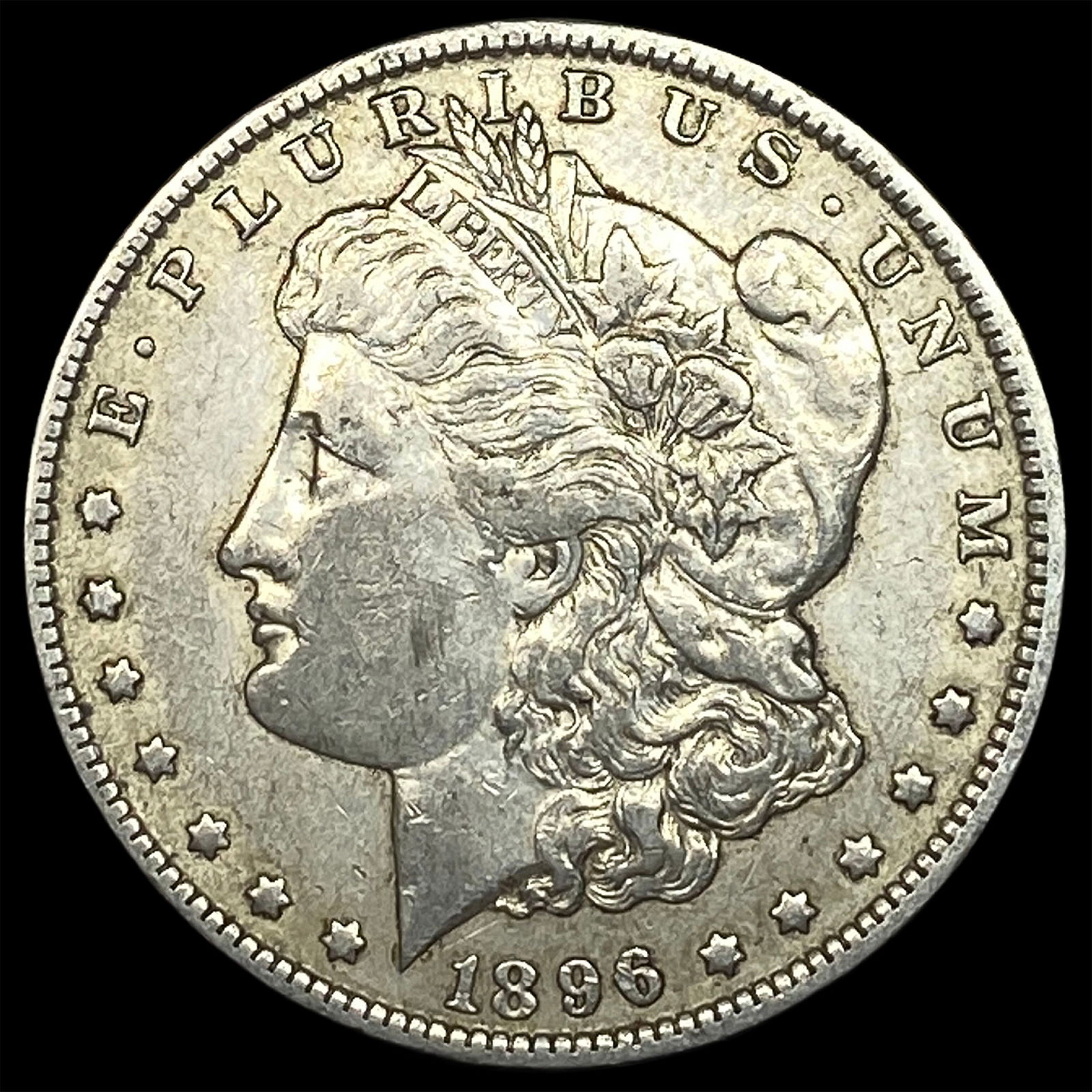 1896-O Silver Morgan Dollar NEARLY UNCIRCULATED (1 of 2)