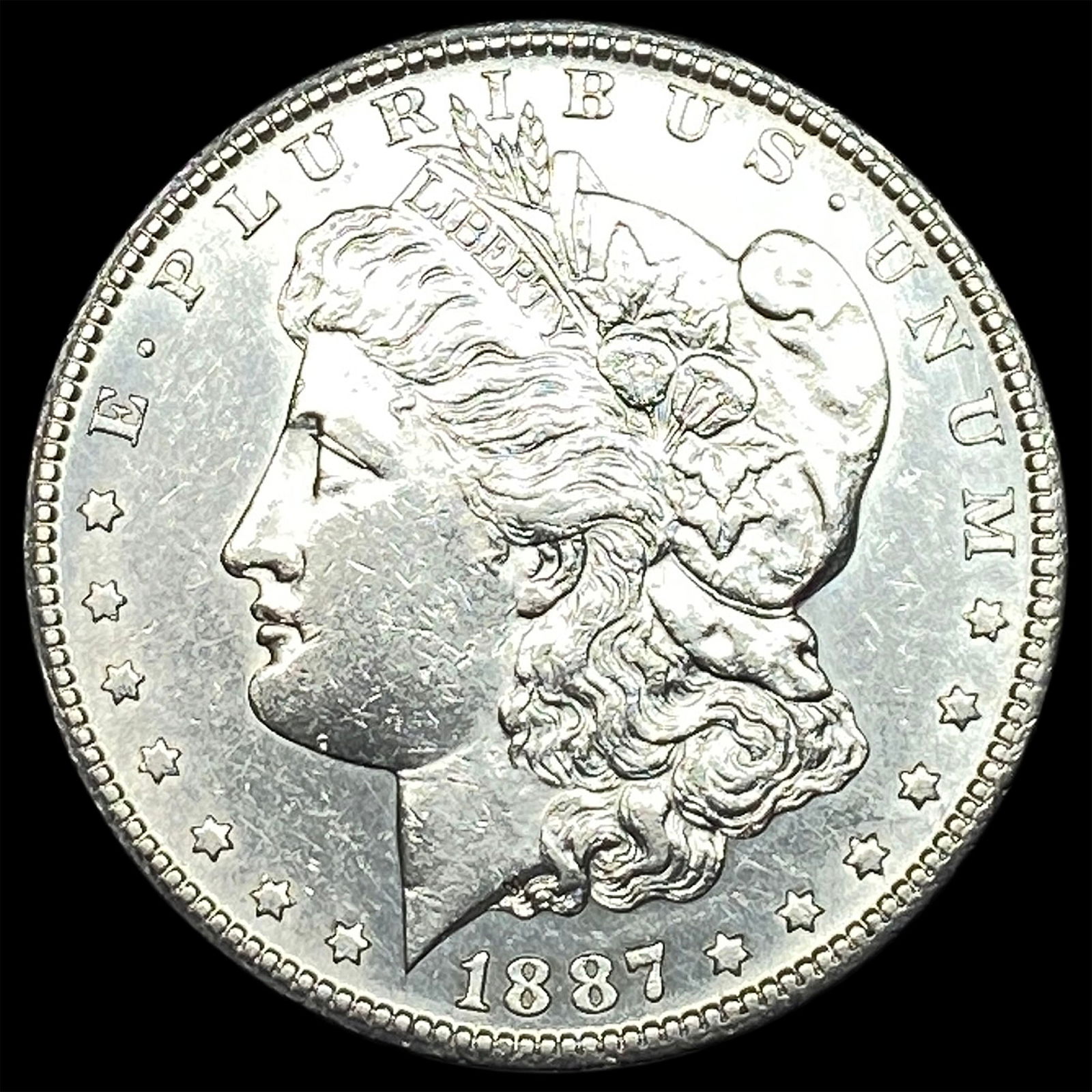 1887 Silver Morgan Dollar UNCIRCULATED: 1887 Silver Morgan Dollar UNCIRCULATED
