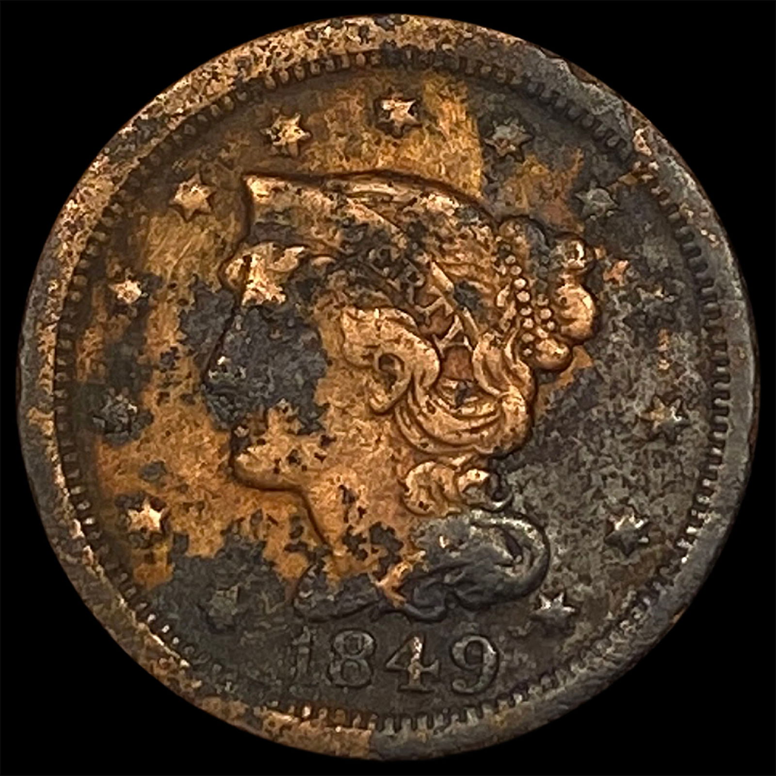 1849 Large Cent HIGH GRADE (1 of 2)