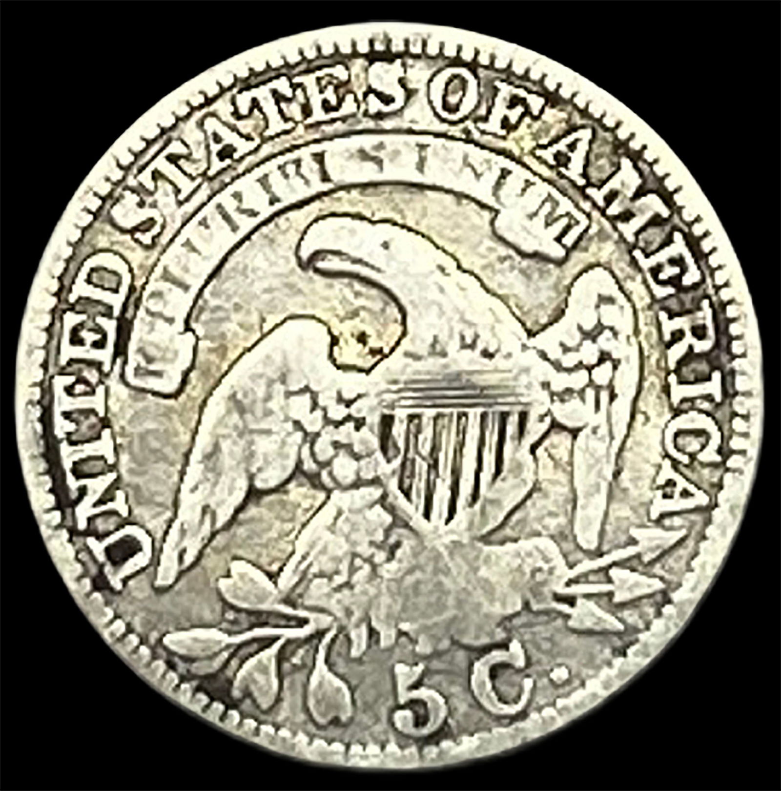 1831 Capped Bust Half Dime LIGHTLY CIRCULATED - 2