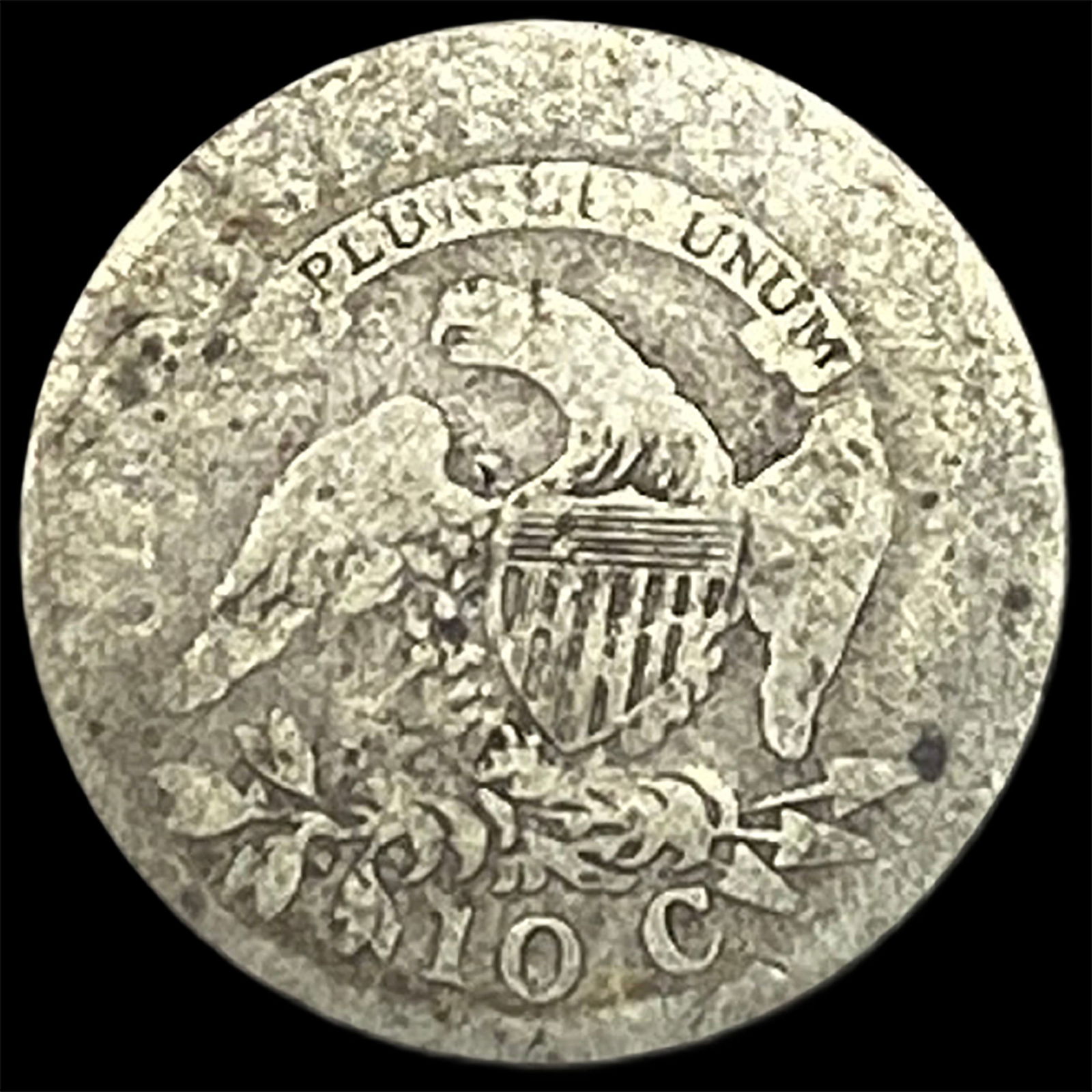 1814 Capped Bust Dime NICELY CIRCULATED - 2