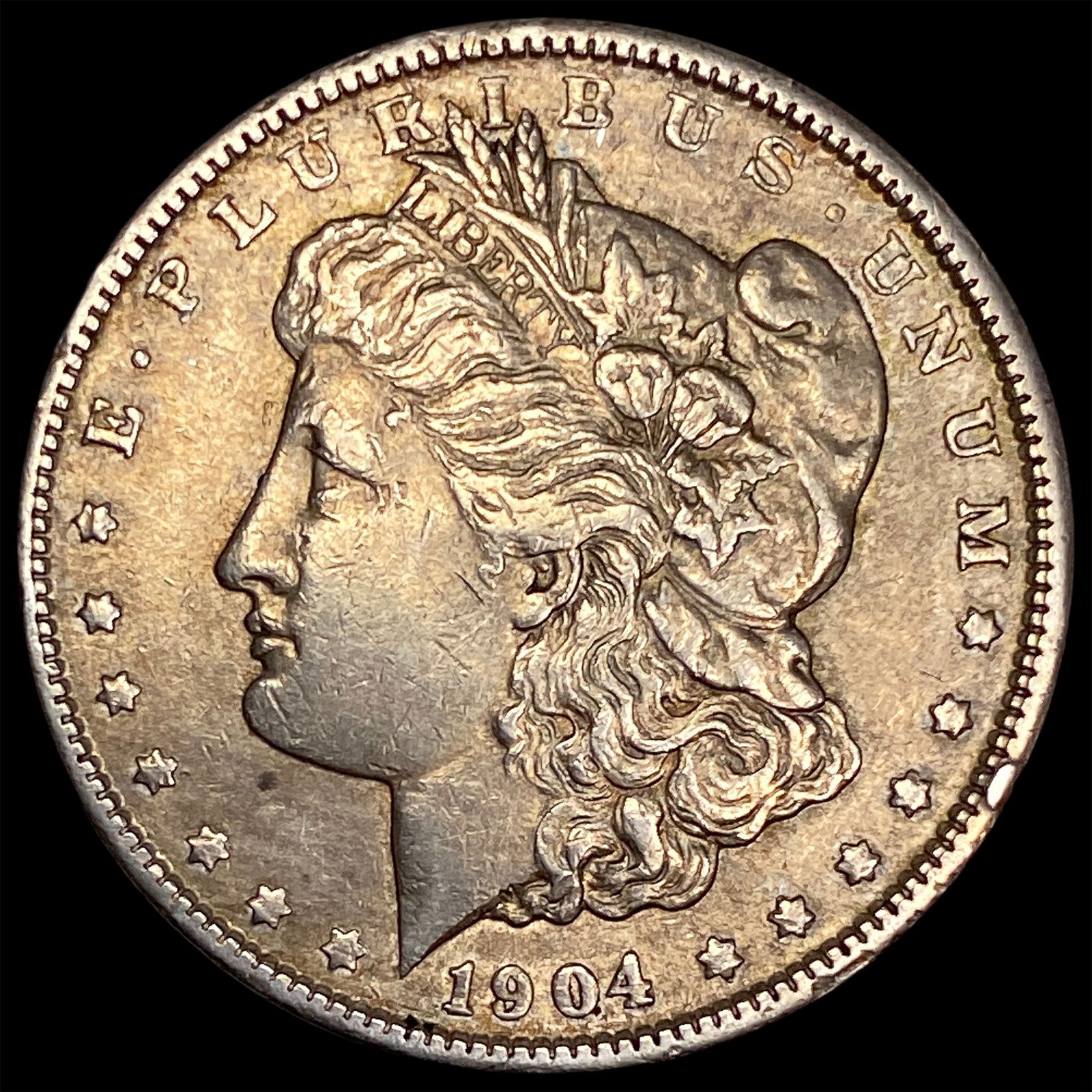 1904 Silver Morgan Dollar CLOSELY UNCIRCULATED: 1904 Silver Morgan Dollar CLOSELY UNCIRCULATED