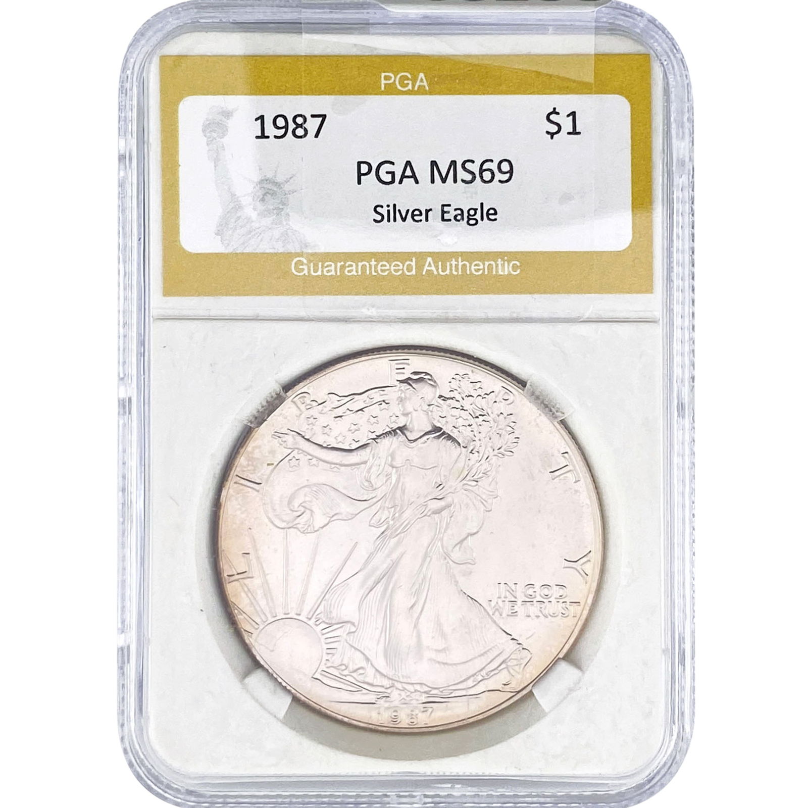 1987 Silver Eagle PGA MS69 (1 of 2)
