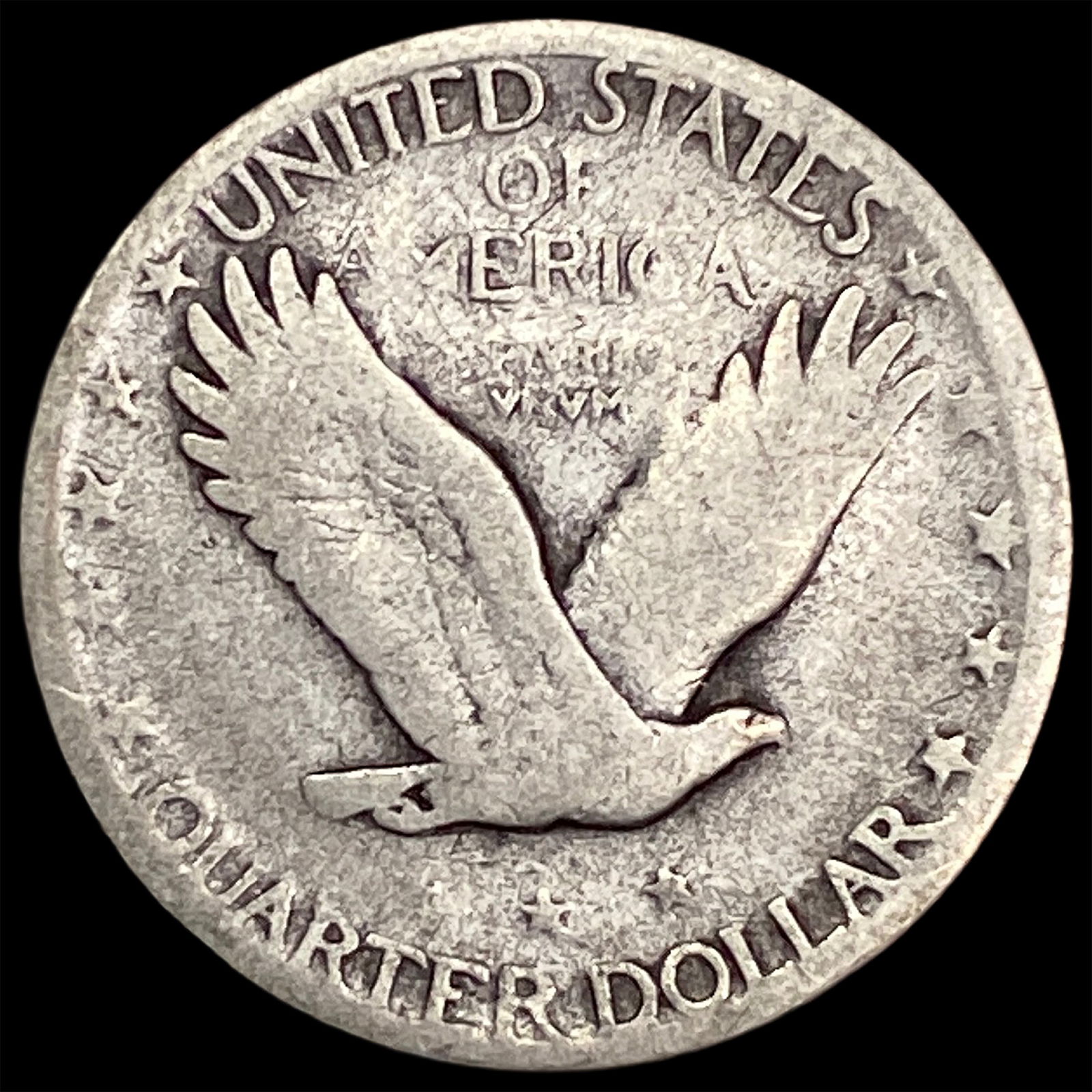 1927-S Silver Standing Liberty Quarter NICELY CIRCULATED - 2