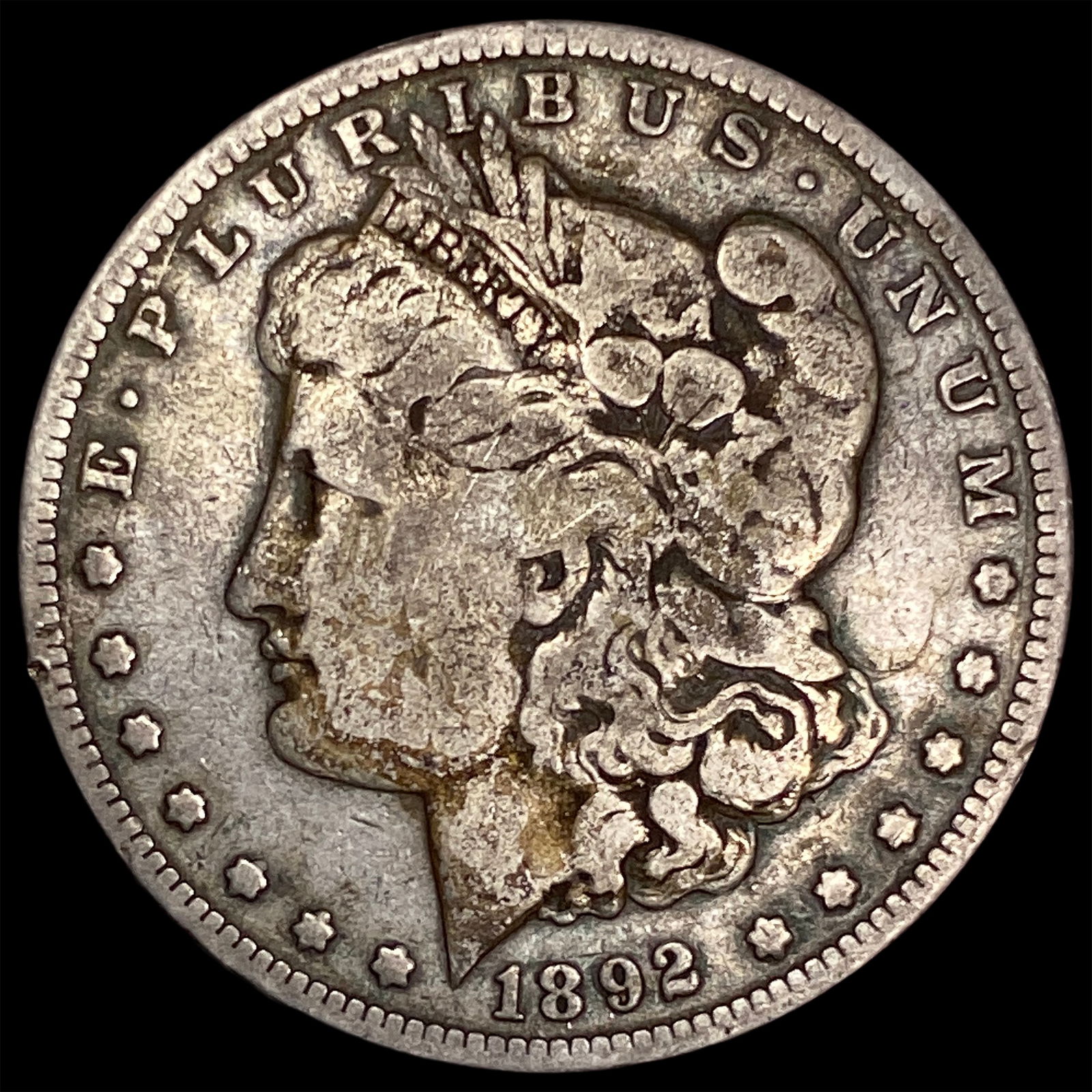 1892-S Silver Morgan Dollar NICELY CIRCULATED: 1892-S Silver Morgan Dollar NICELY CIRCULATED