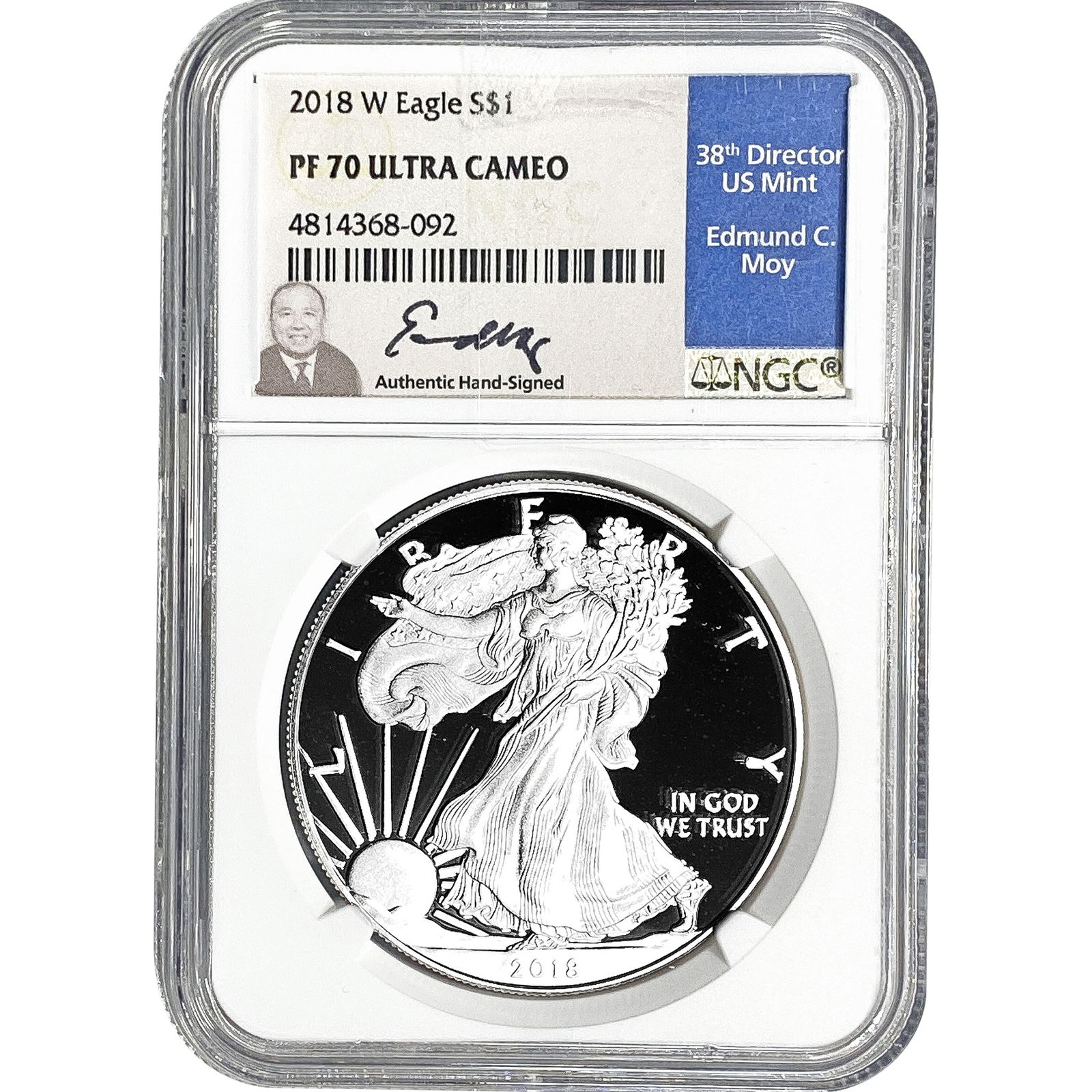 2018-W Silver Eagle NGC PF70 Ultra Cameo (1 of 2)