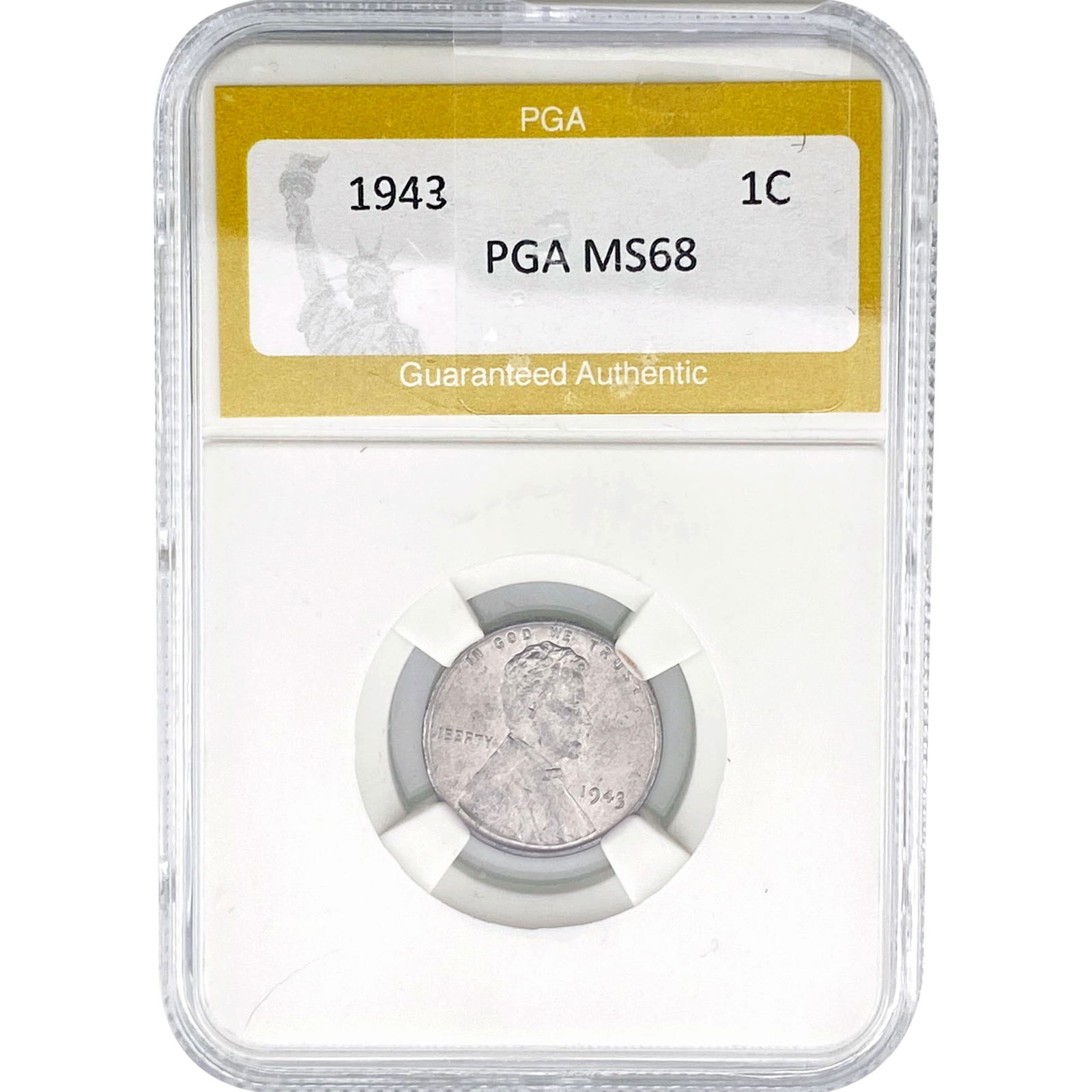 1943 Wheat Cent PGA MS68 (1 of 2)