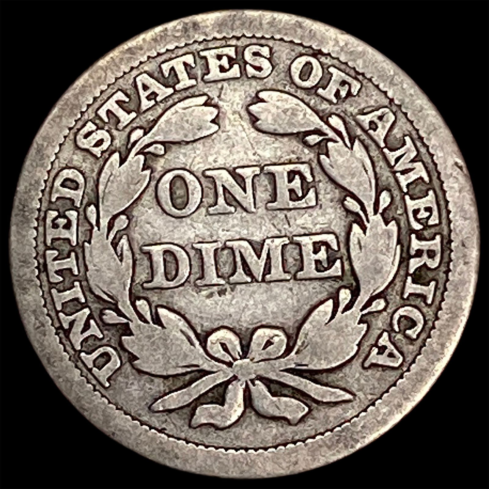 1856 Seated Liberty Dime LIGHTLY CIRCULATED - 2