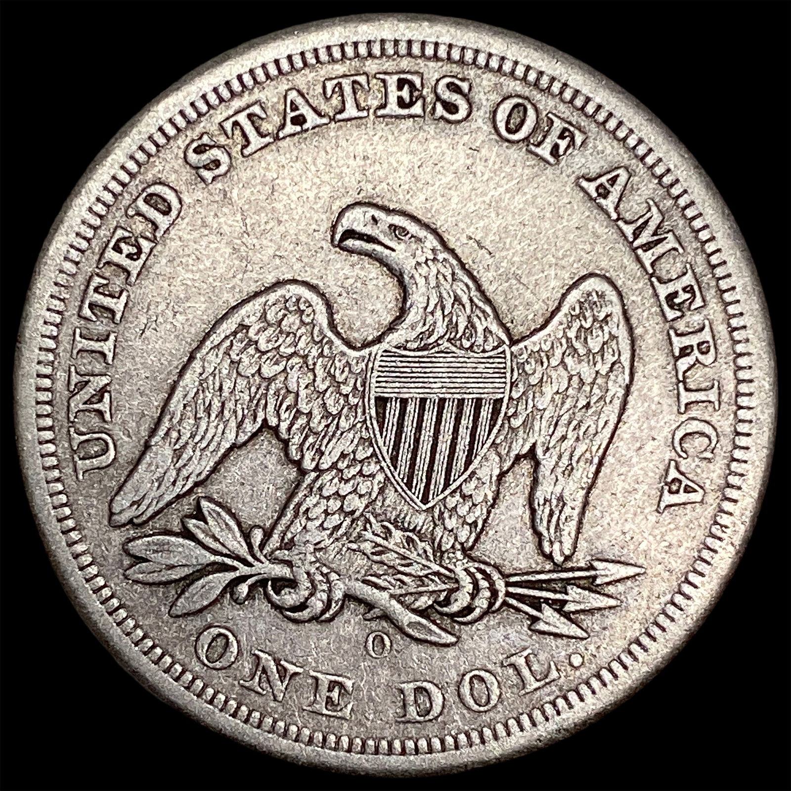 1859-O Silver Dollar LIGHTLY CIRCULATED - 2