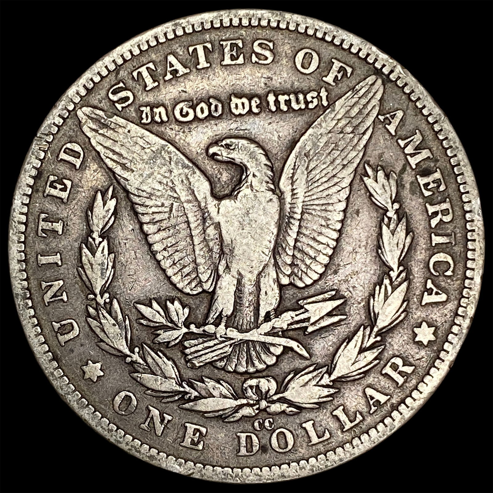 1880-CC Silver Morgan Dollar LIGHTLY CIRCULATED - 2