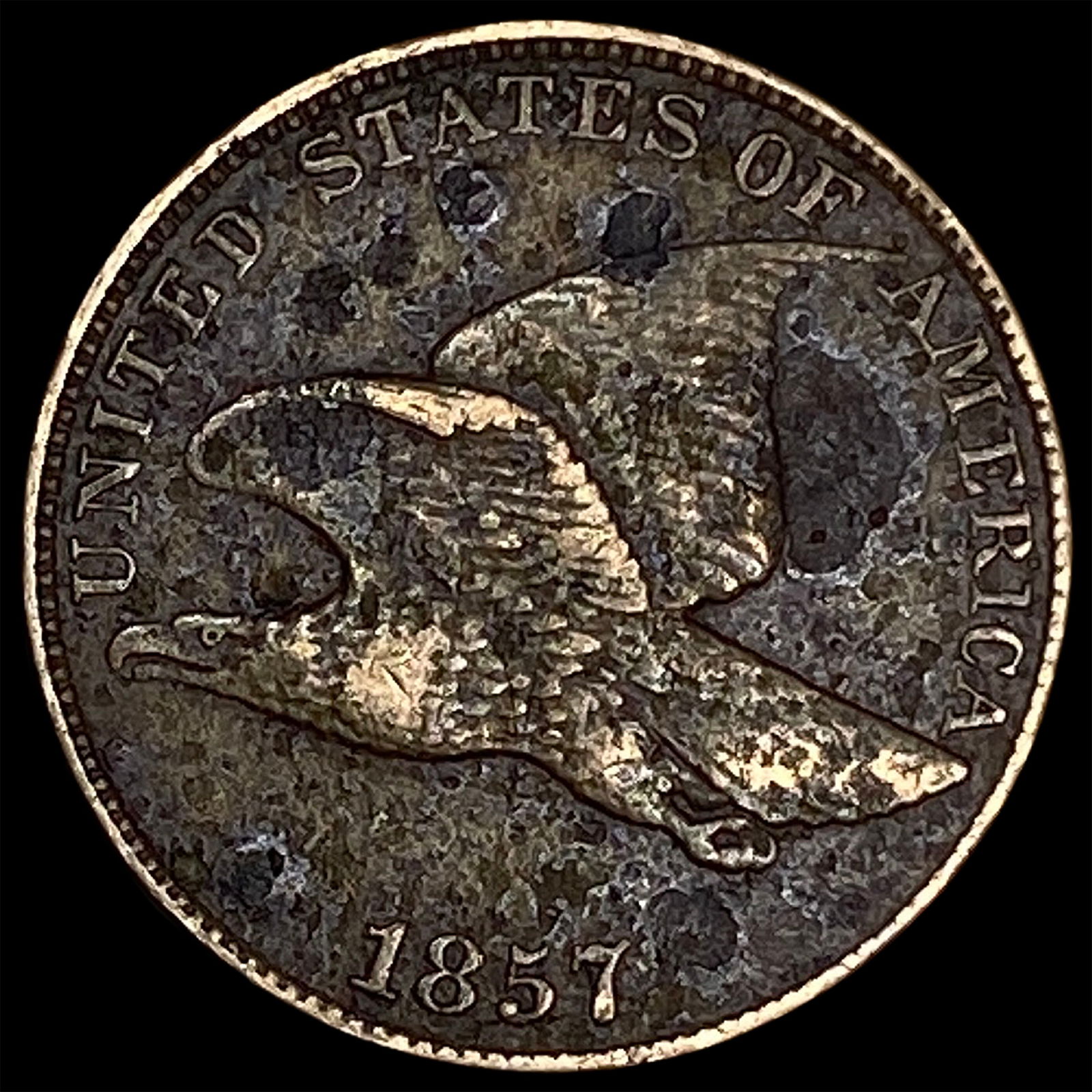 1857 Flying Eagle Cent HIGH GRADE (1 of 2)