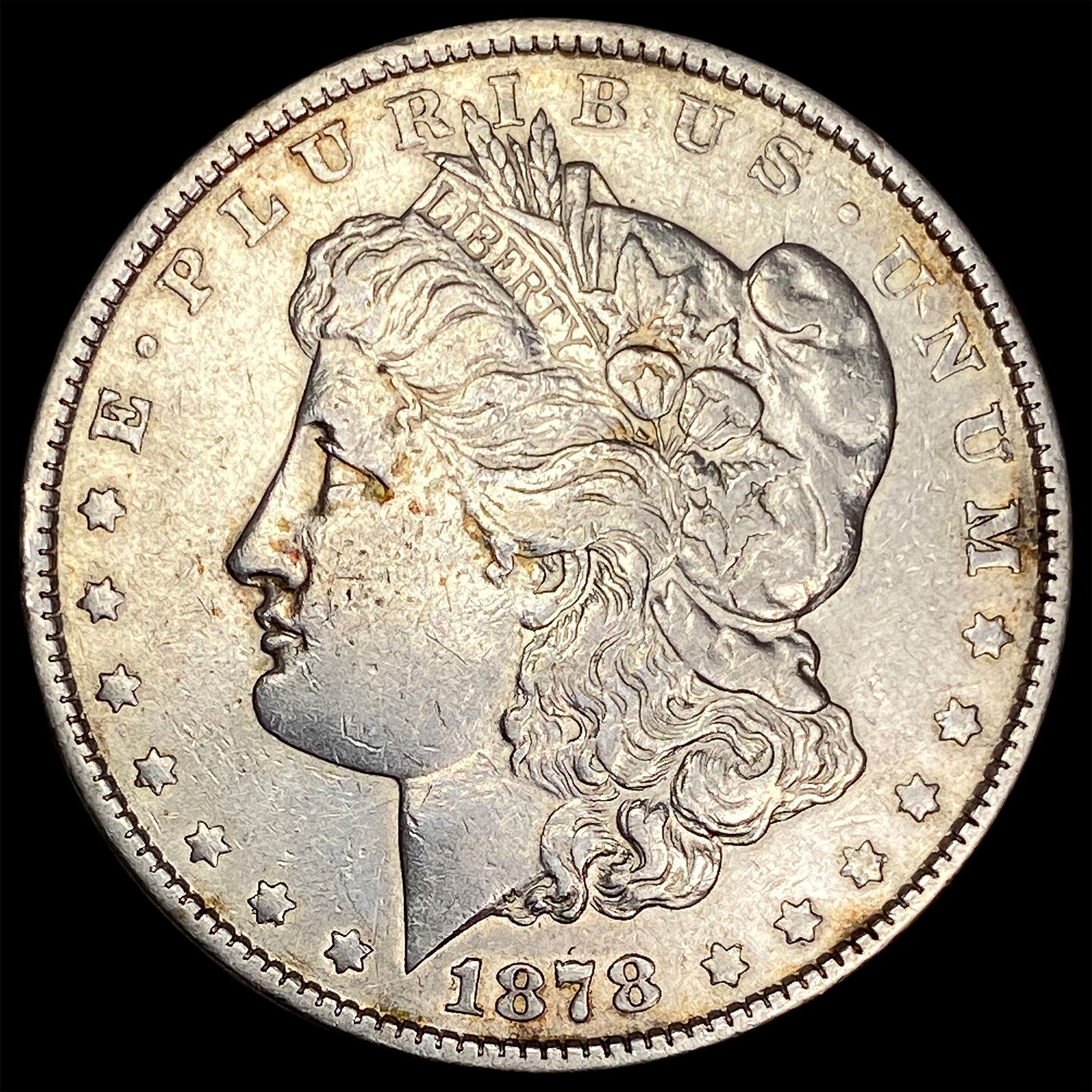 1878-S Silver Morgan Dollar NEARLY UNCIRCULATED: 1878-S Silver Morgan Dollar NEARLY UNCIRCULATED