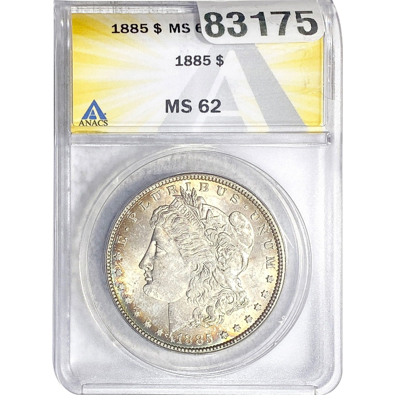 1885 Morgan Silver Dollar ANACS MS62 (1 of 2)