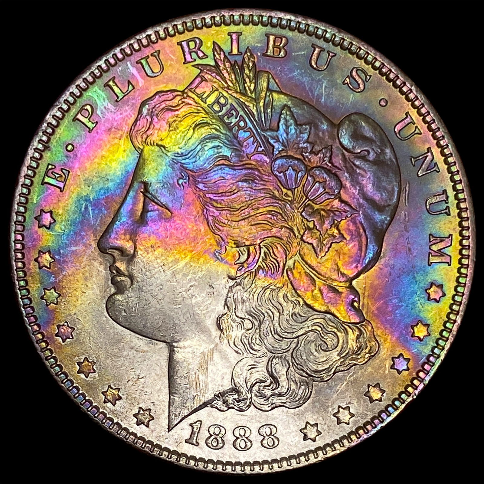 1888 Morgan Silver Dollar UNCIRCULATED: 1888 Morgan Silver Dollar UNCIRCULATED
