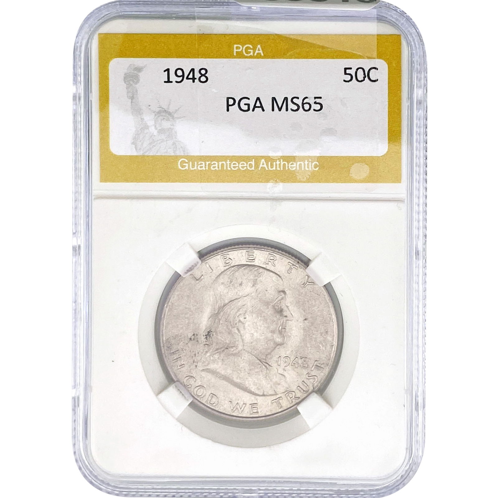 1948 Franklin Half Dollar PGA MS65: 1948 Franklin Half Dollar PGA MS65