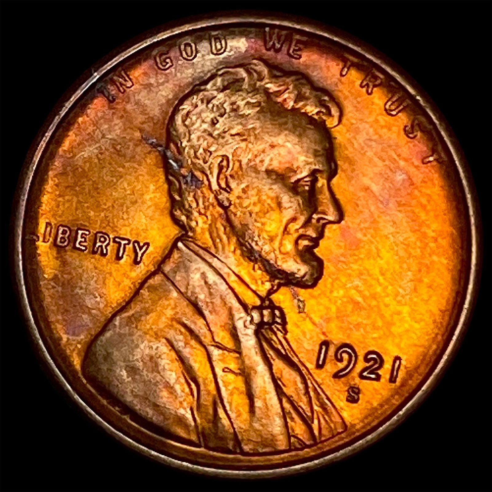 1921-S Lincoln Wheat Cent UNCIRCULATED (1 of 2)
