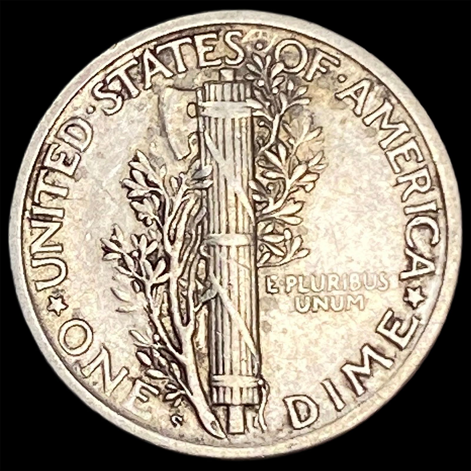 1923-S Silver Mercury Dime NEARLY UNCIRCULATED - 2