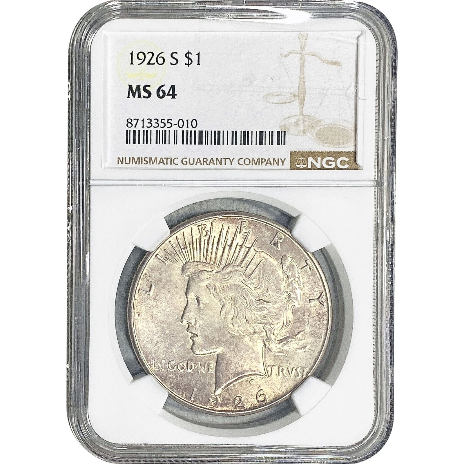 1926-S Silver Peace Dollar NGC MS64 (1 of 2)