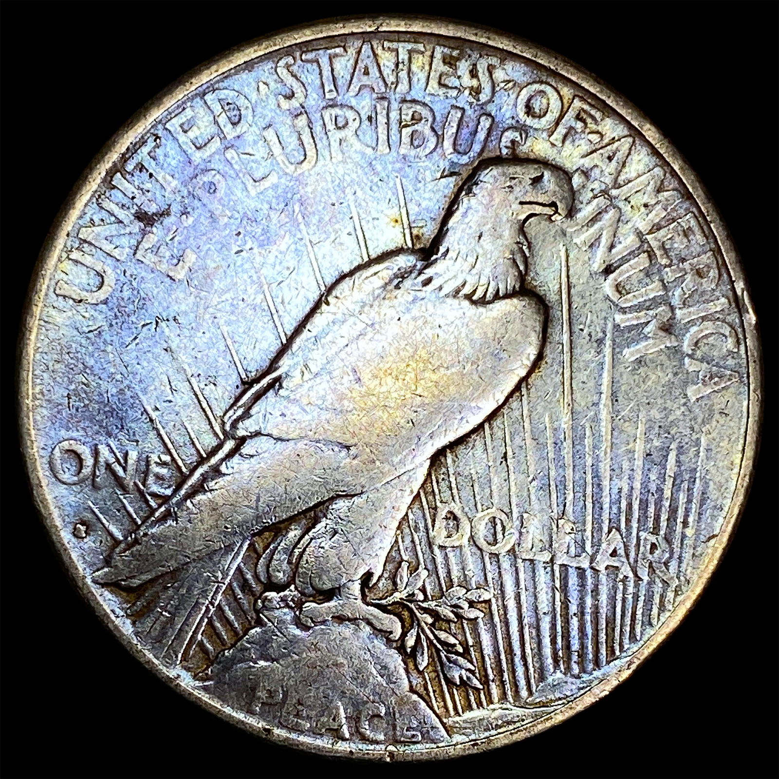1934 Silver Peace Dollar ABOUT UNCIRCULATED - 2