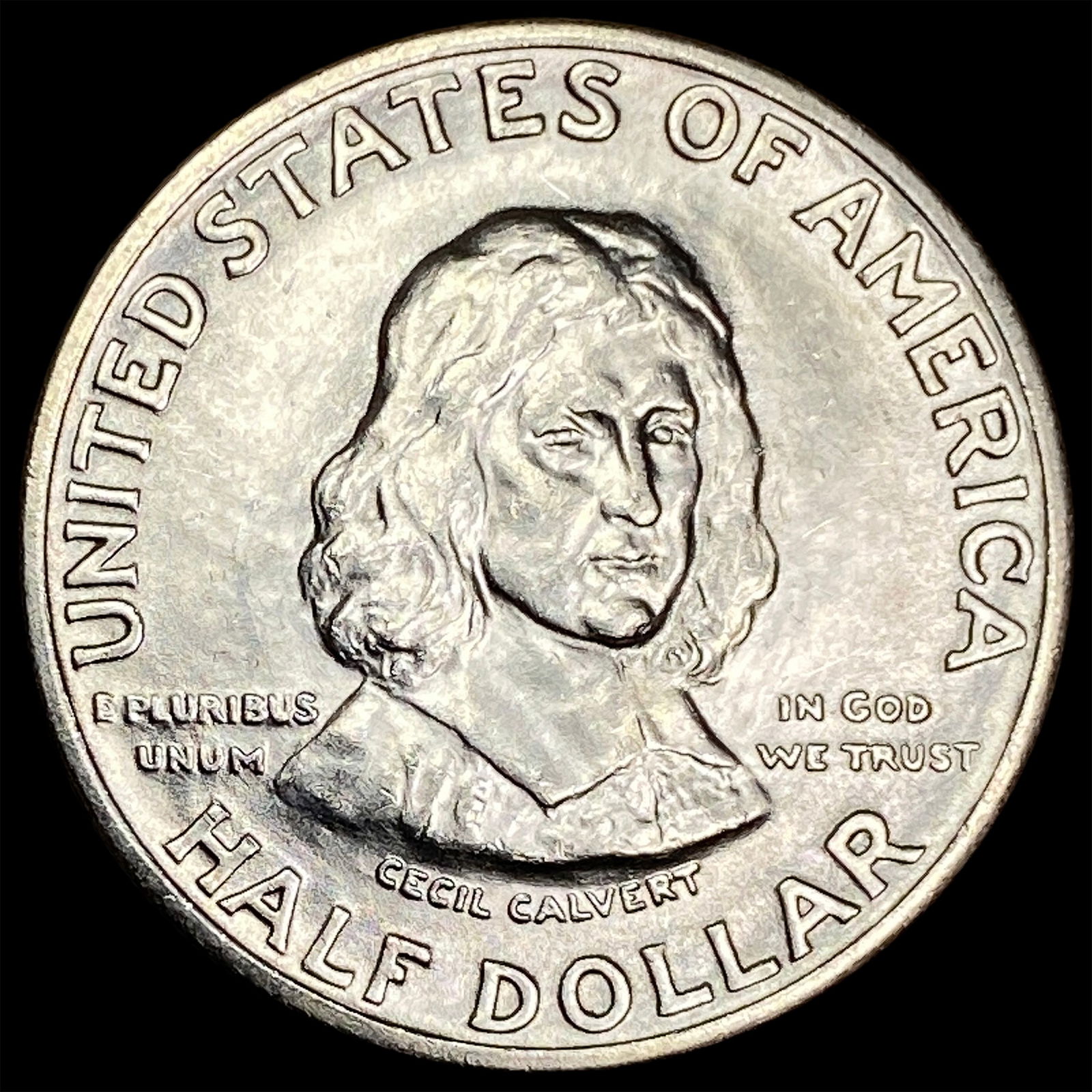 1934 Silver Maryland Tercentenary Half Dollar UNCIRCULATED: 1934 Silver Maryland Tercentenary Half Dollar UNCIRCULATED