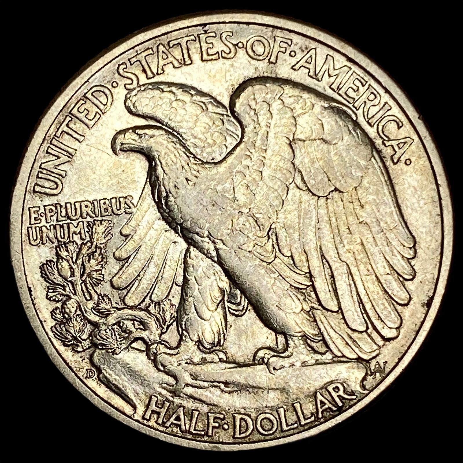 1938-D Silver Half Dollar CLOSELY UNCIRCULATED - 2