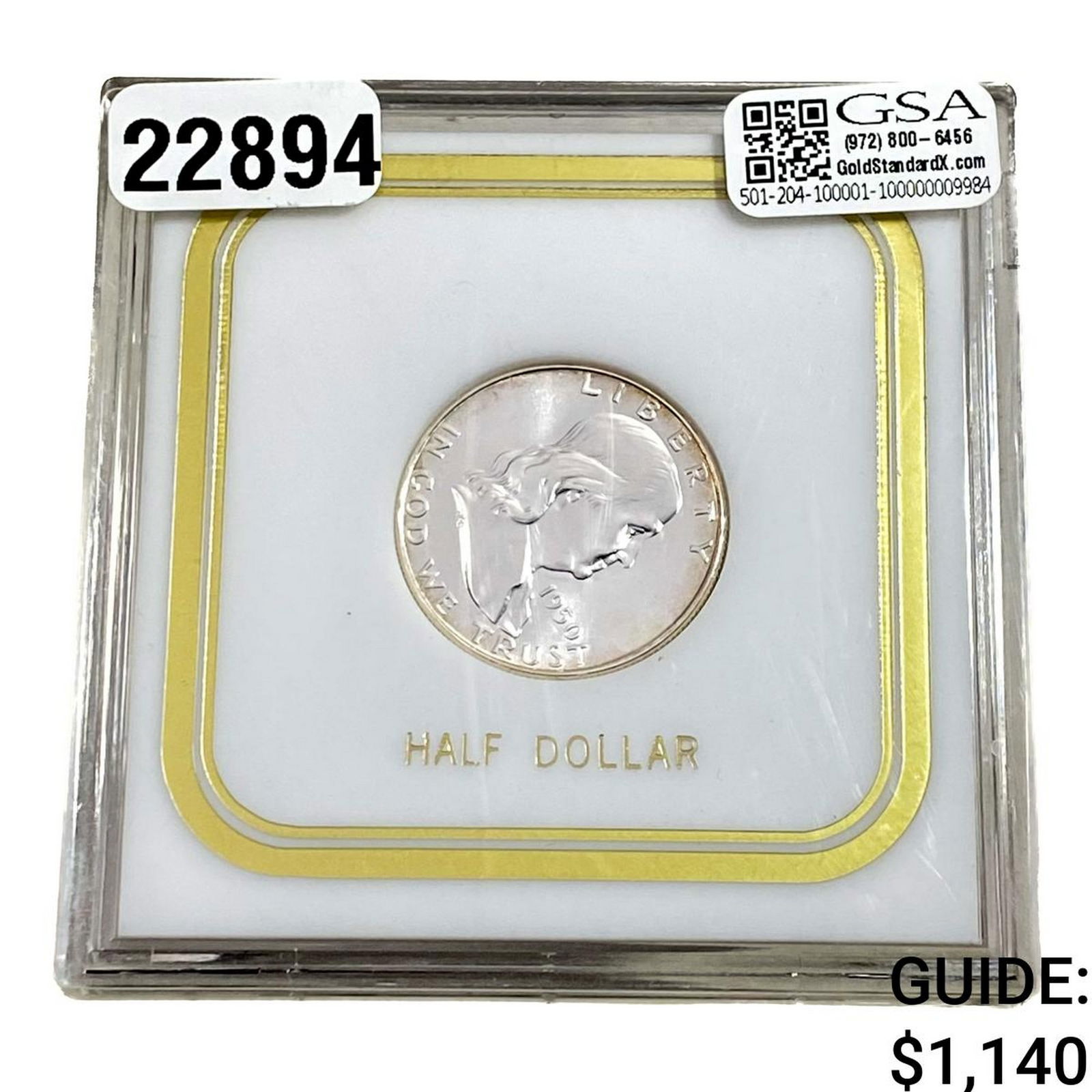 1950 Franklin Half Dollar (1 of 2)