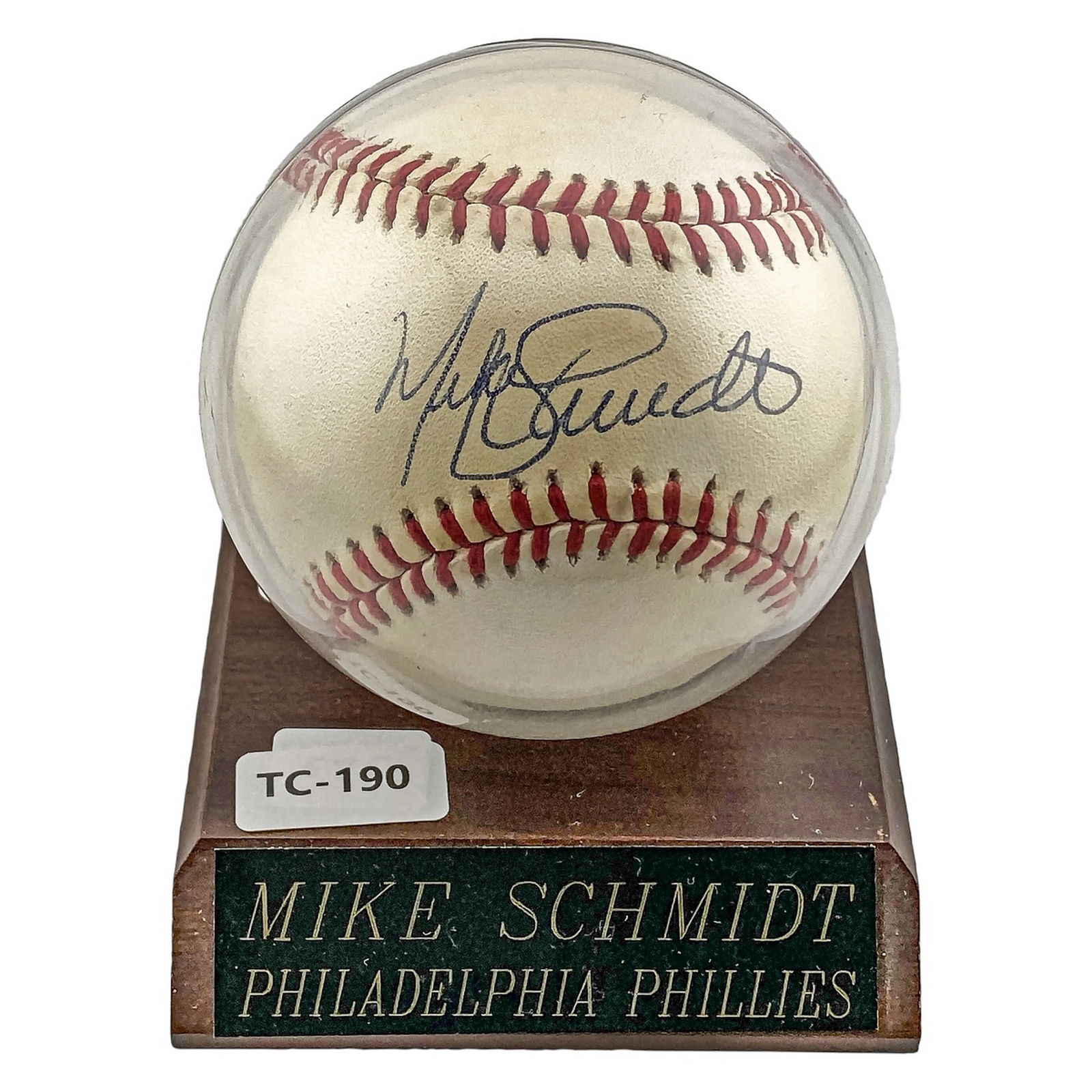 Mike Schmidt Signed Baseball Phillies w/ Certificate (1 of 5)