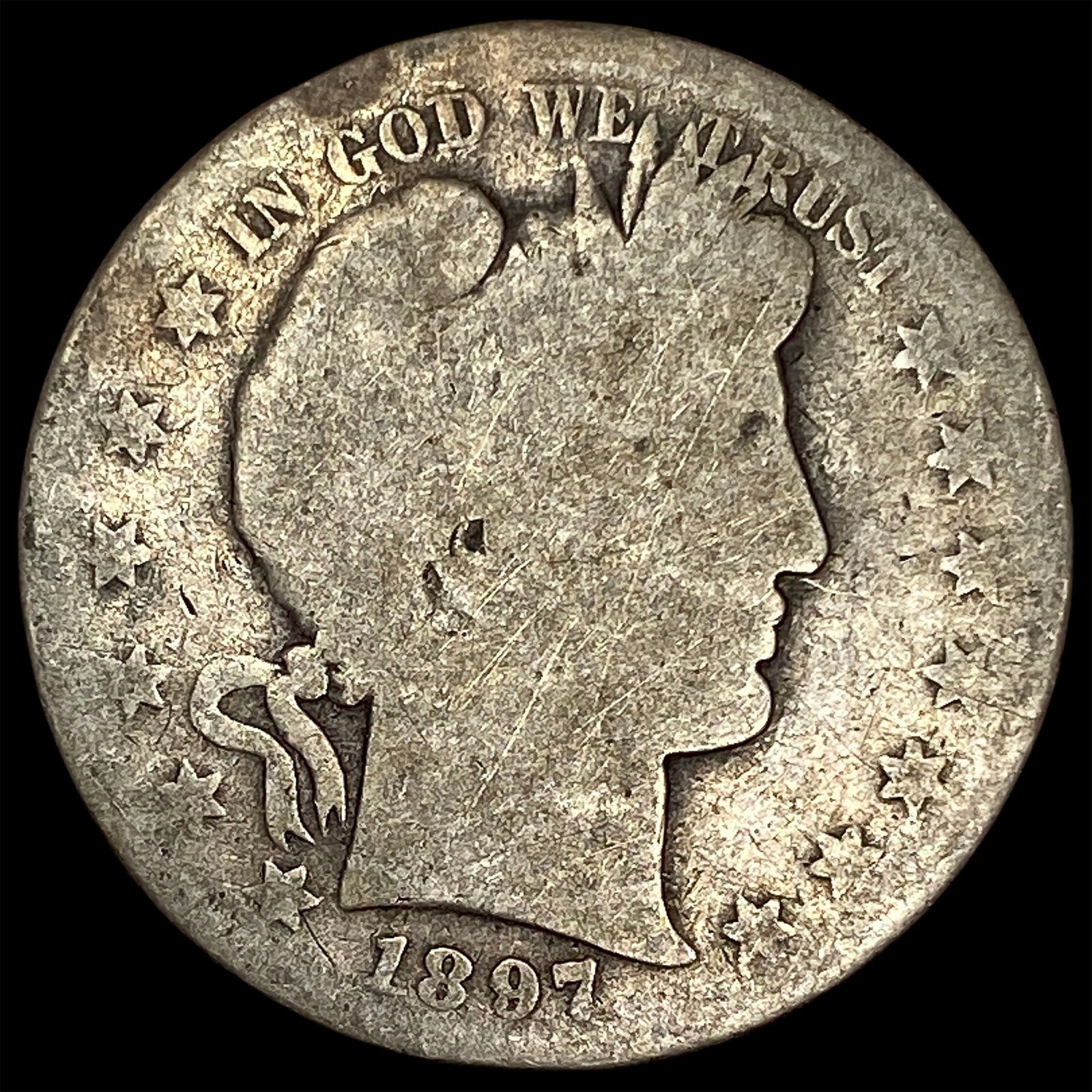 1897 Barber Half Dollar NICELY CIRCULATED (1 of 2)