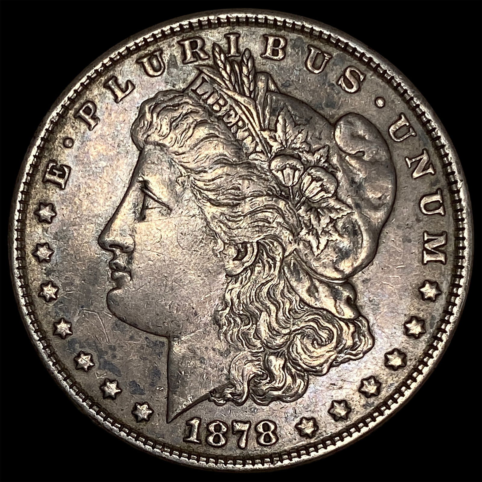 1878-S Silver Morgan Dollar NEARLY UNCIRCULATED (1 of 2)
