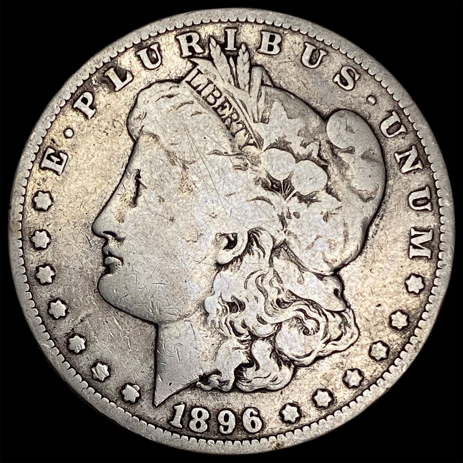 1896-O Silver Morgan Dollar LIGHTLY CIRCULATED: 1896-O Silver Morgan Dollar LIGHTLY CIRCULATED