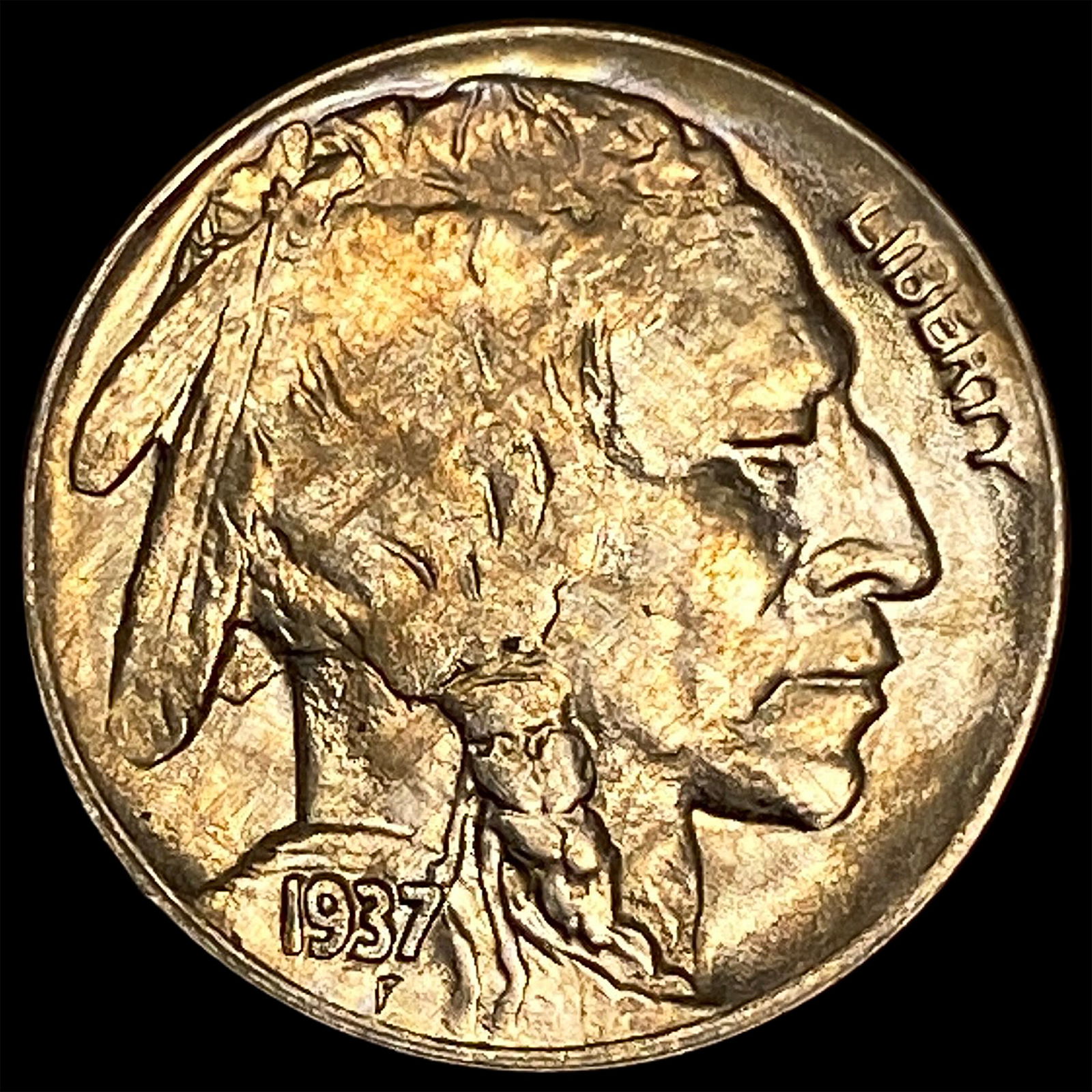 1937-D Nickel Buffalo Five Cents UNCIRCULATED (1 of 2)