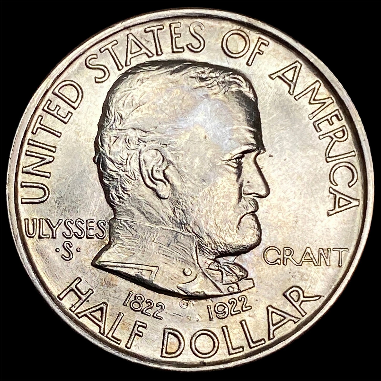 1922-S Silver Half Dollar (Grant Memorial) UNCIRCULATED (1 of 2)