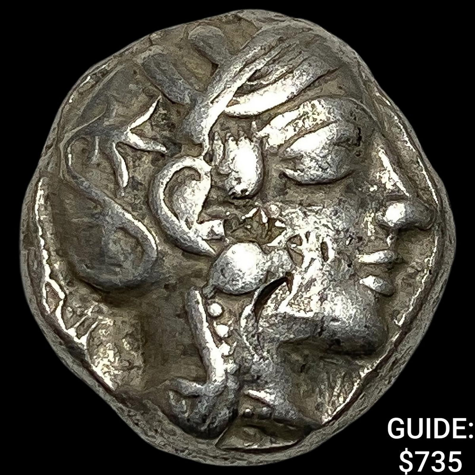 Attica Athens 393-294 AD Silver Tetradrachm NEARLY UNCIRCULATED (1 of 2)