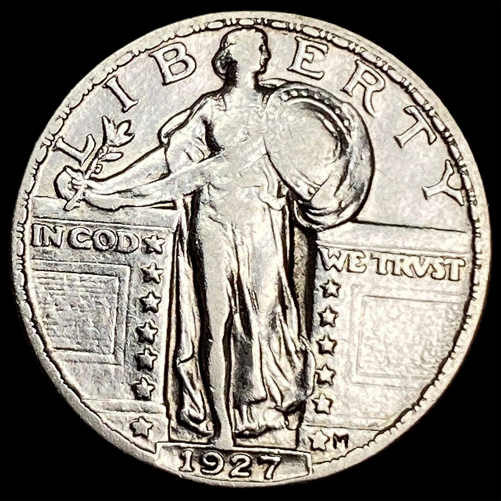 1927 Standing Liberty Silver Quarter NEARLY UNCIRCULATED (1 of 2)