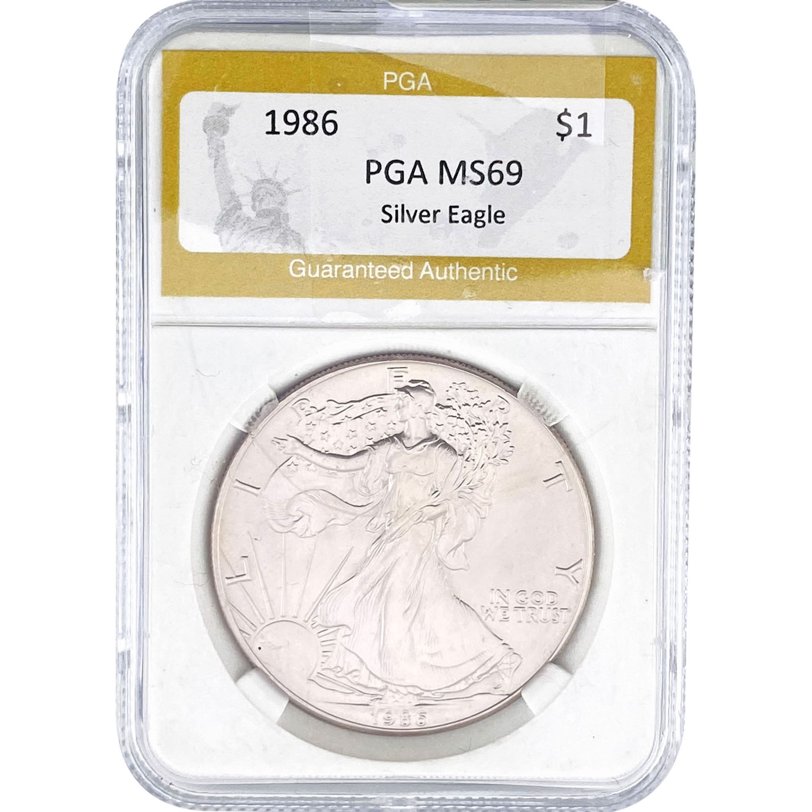 1986 Silver Eagle PGA MS69 (1 of 2)